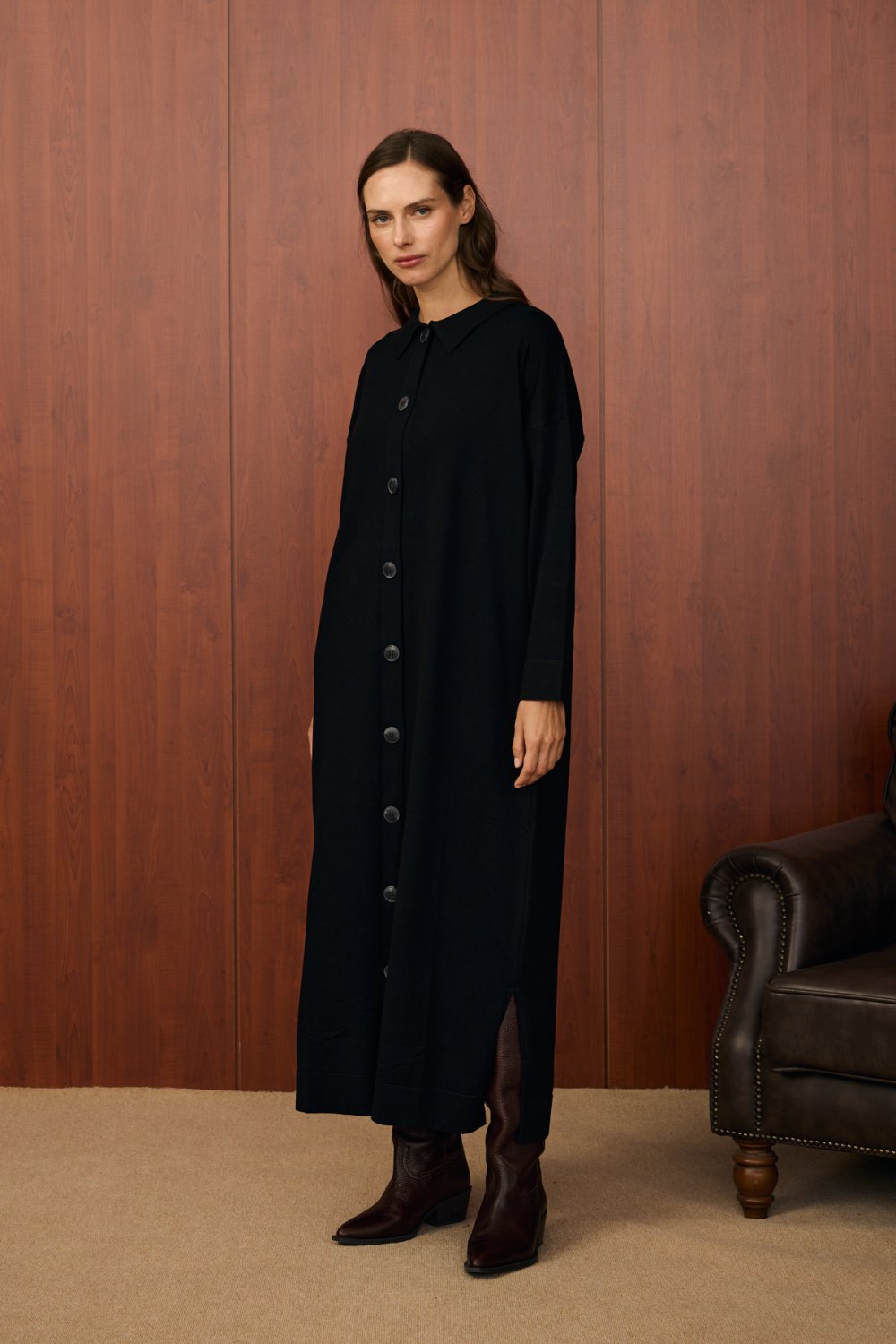 Merwish Kap 25K-MR-1522 - Siyah