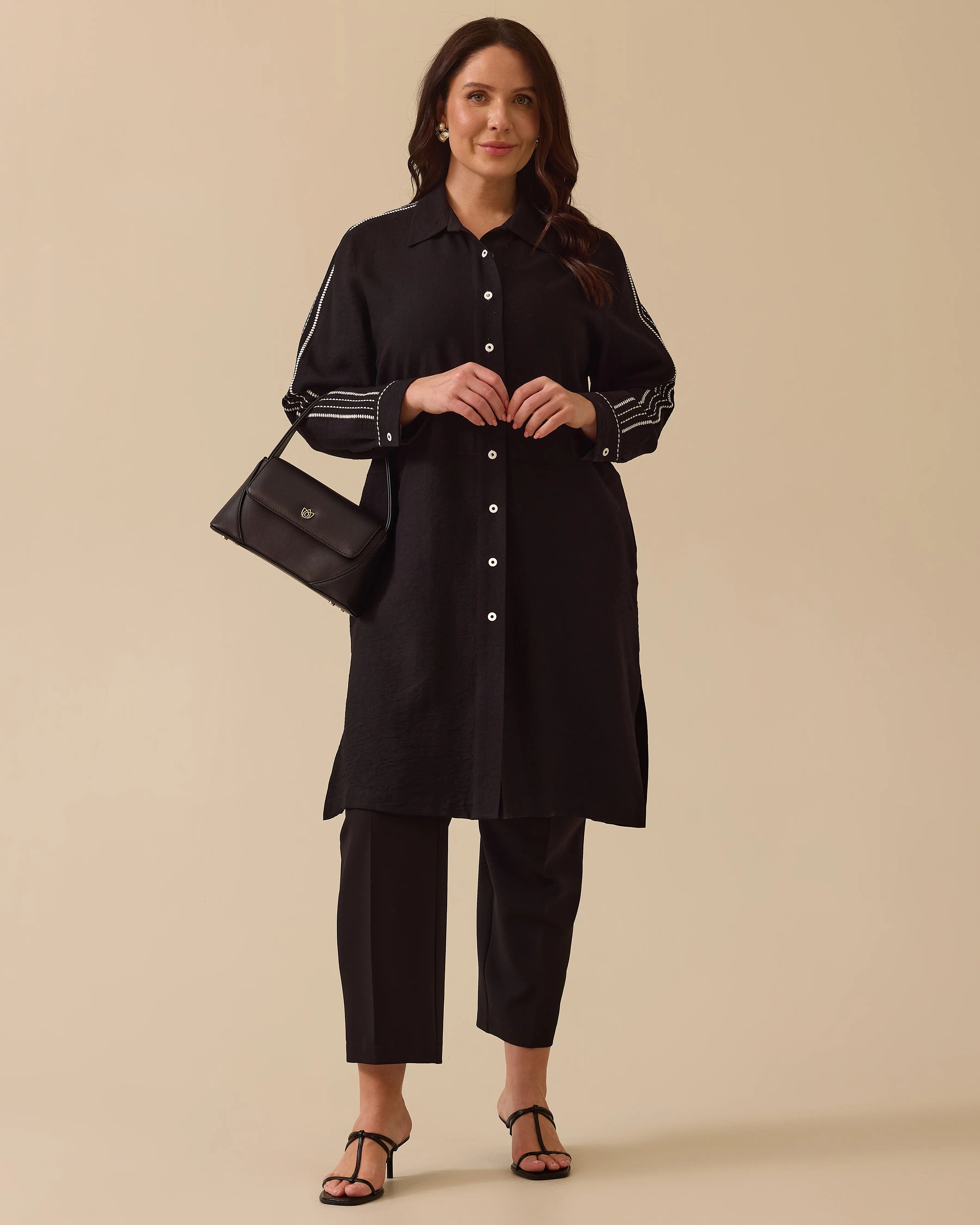Gala-Xi Tunik 25Y-GX-2511214002 - Black