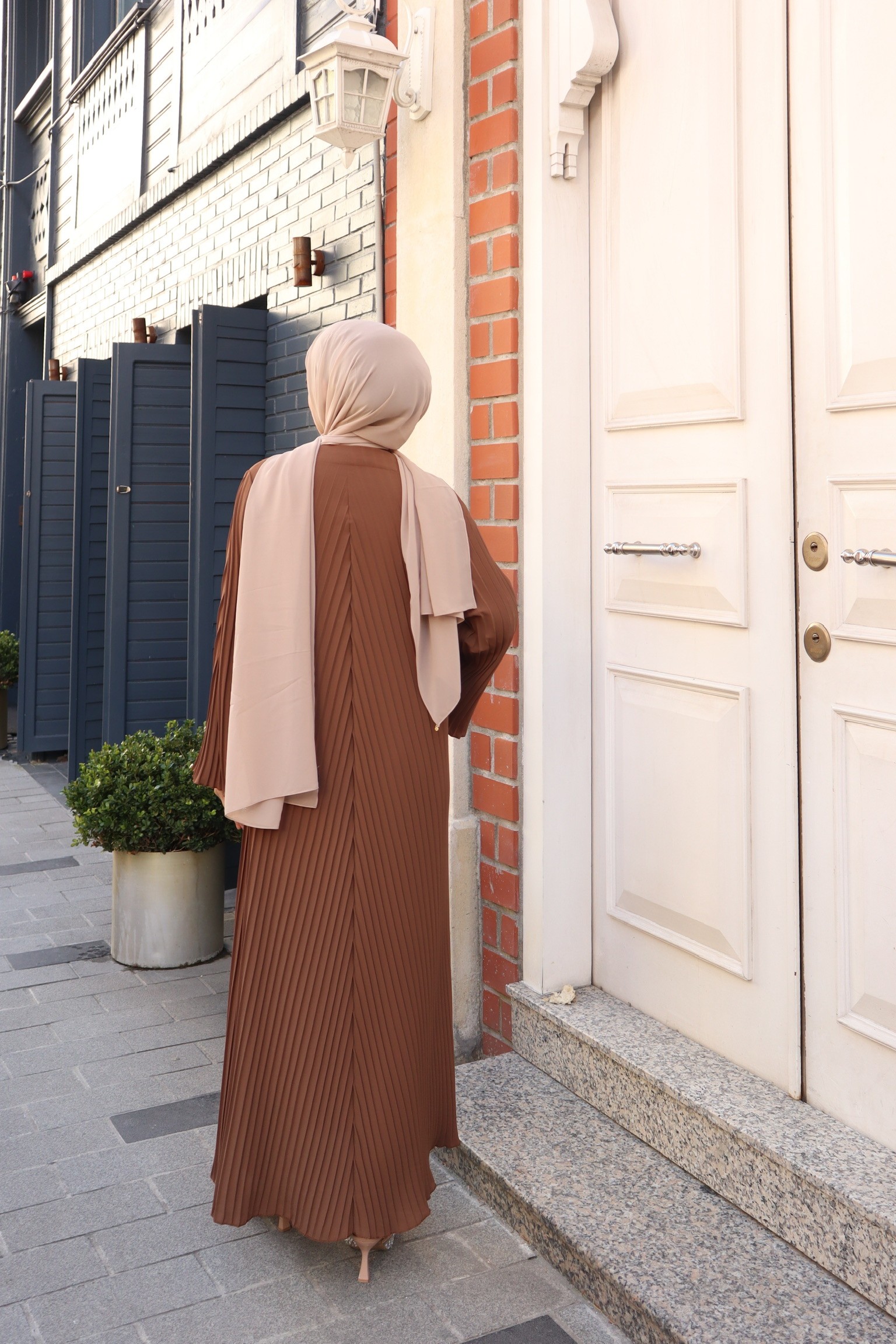 Pieef Abaya 25Y-Pİ-2415 - Tarçın