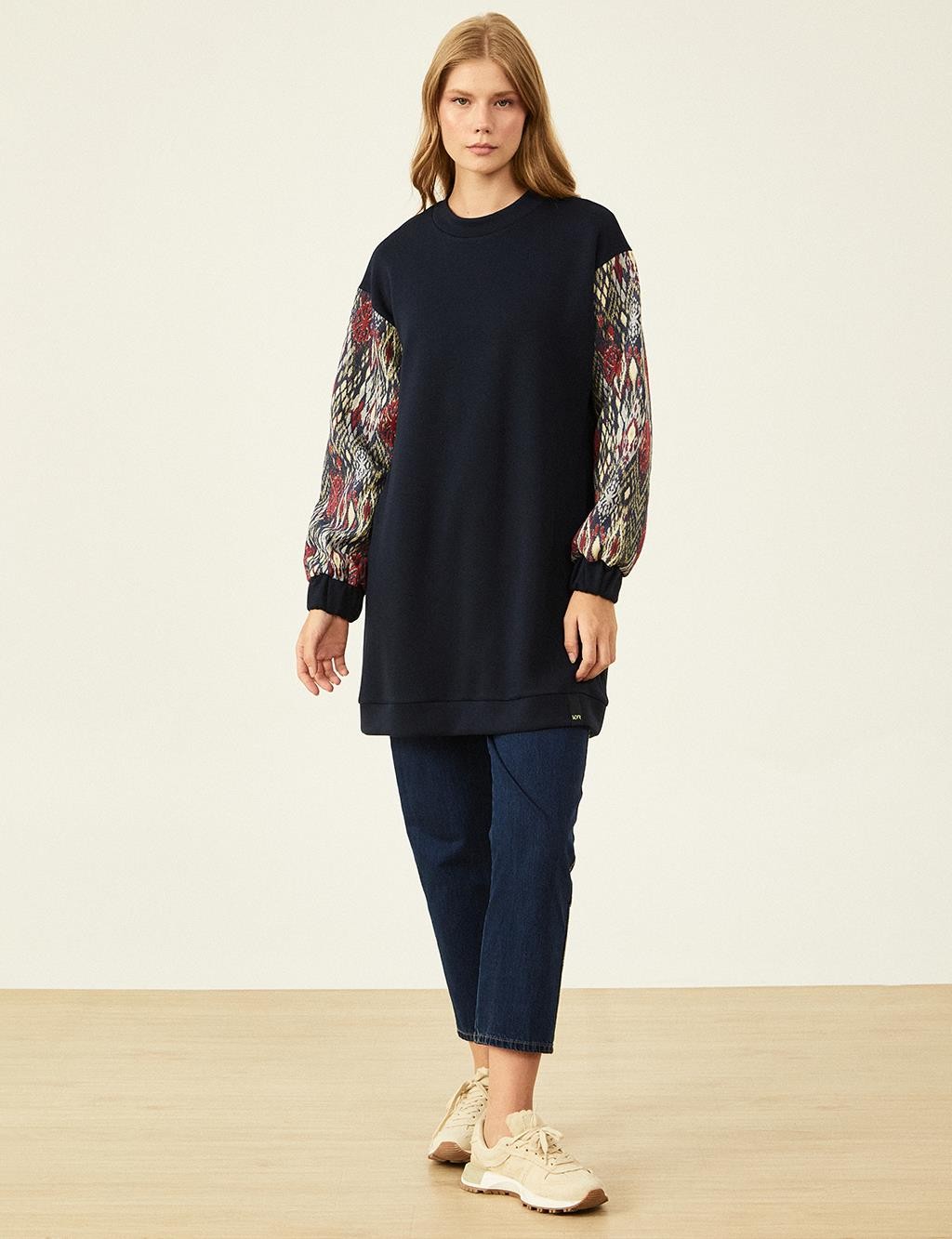 Kayra Sweatshirt 70007 - Navy Blue