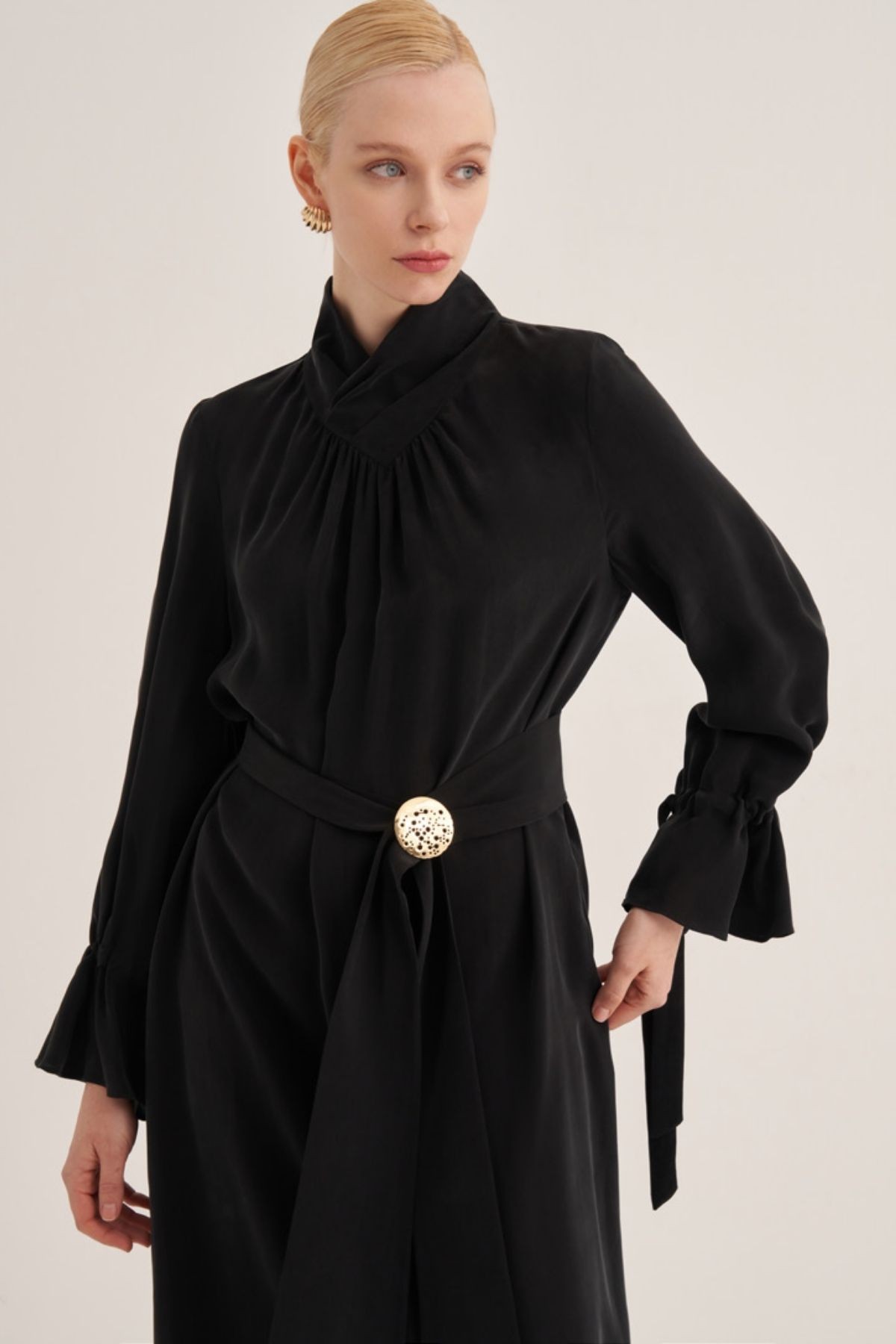 Clande Elbise 25Y-CL-25015002 - Siyah