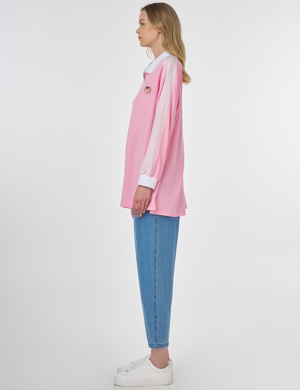 Kayra Sweatshirt 25Y-KA-70067 - Şekerpembe