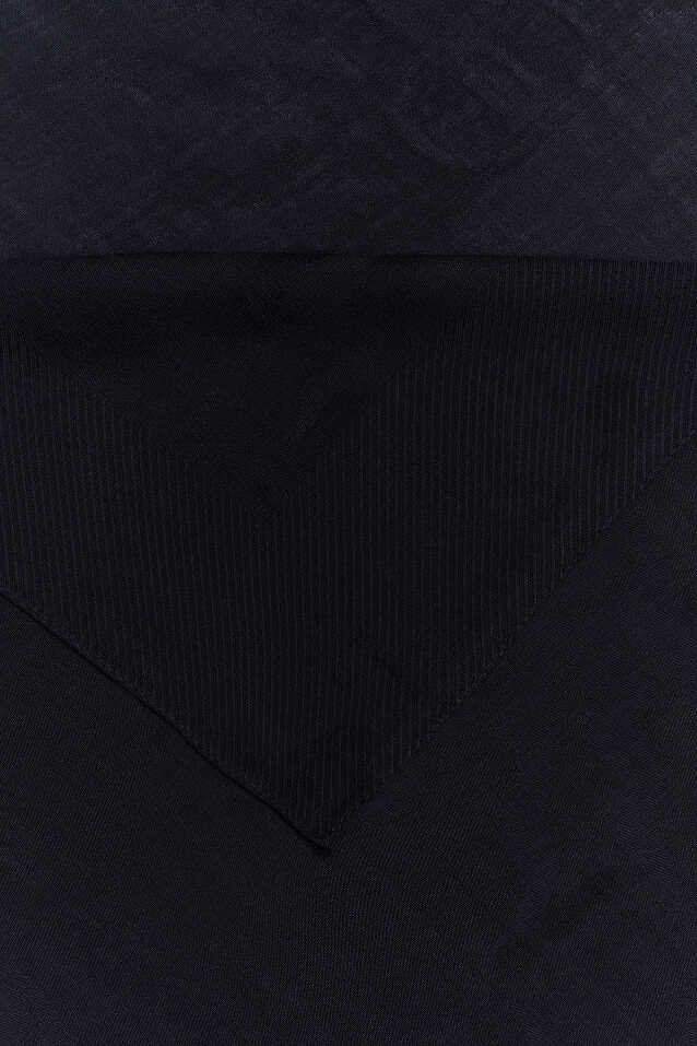 İmannoor Şal Tencel Yün 25Y-İM-3038 - Siyah
