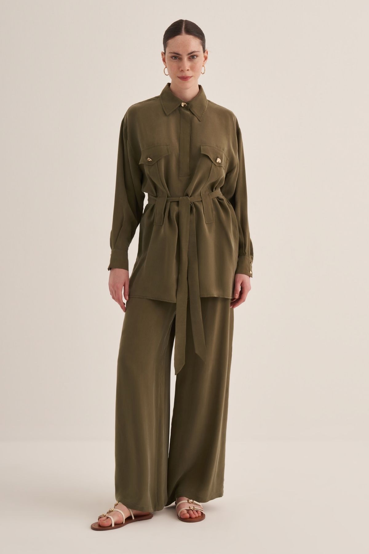 Clande Tunik 25Y-CL-25013015 - Khaki