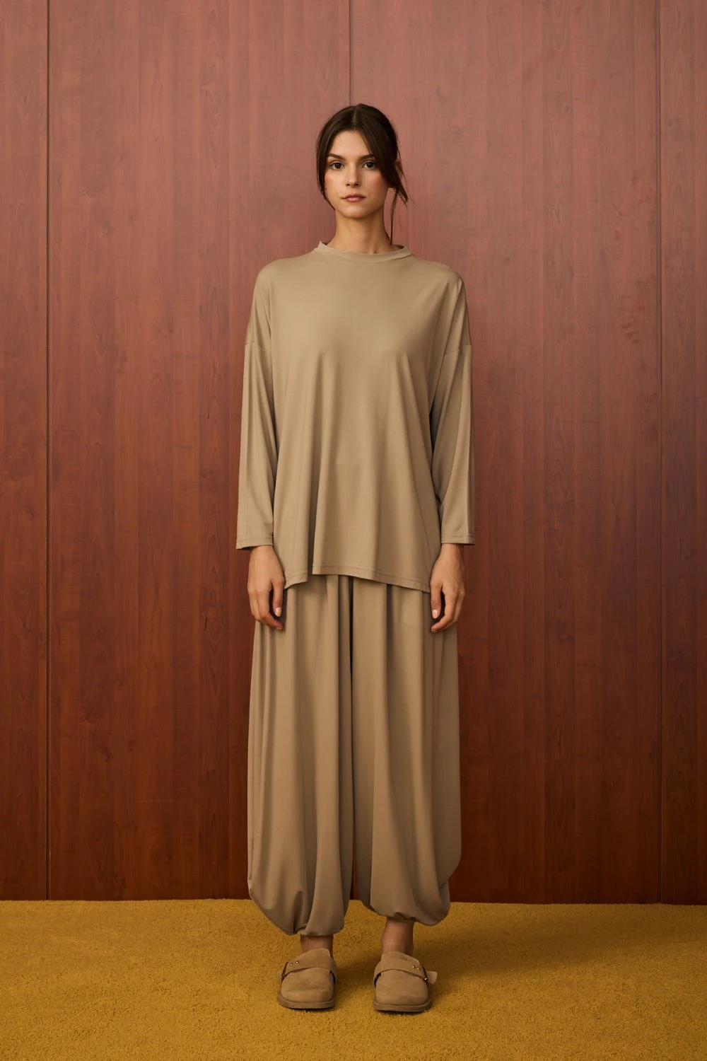 Merwish Takım 25K-MR-1567 - Bej