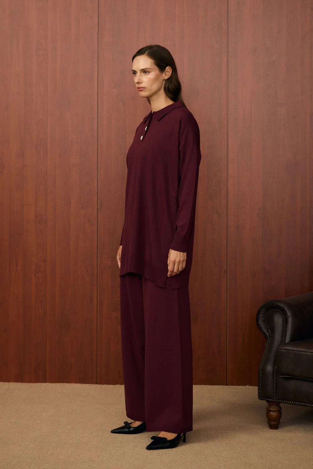 Merwish Takım 25K-MR-1510 - Bordo