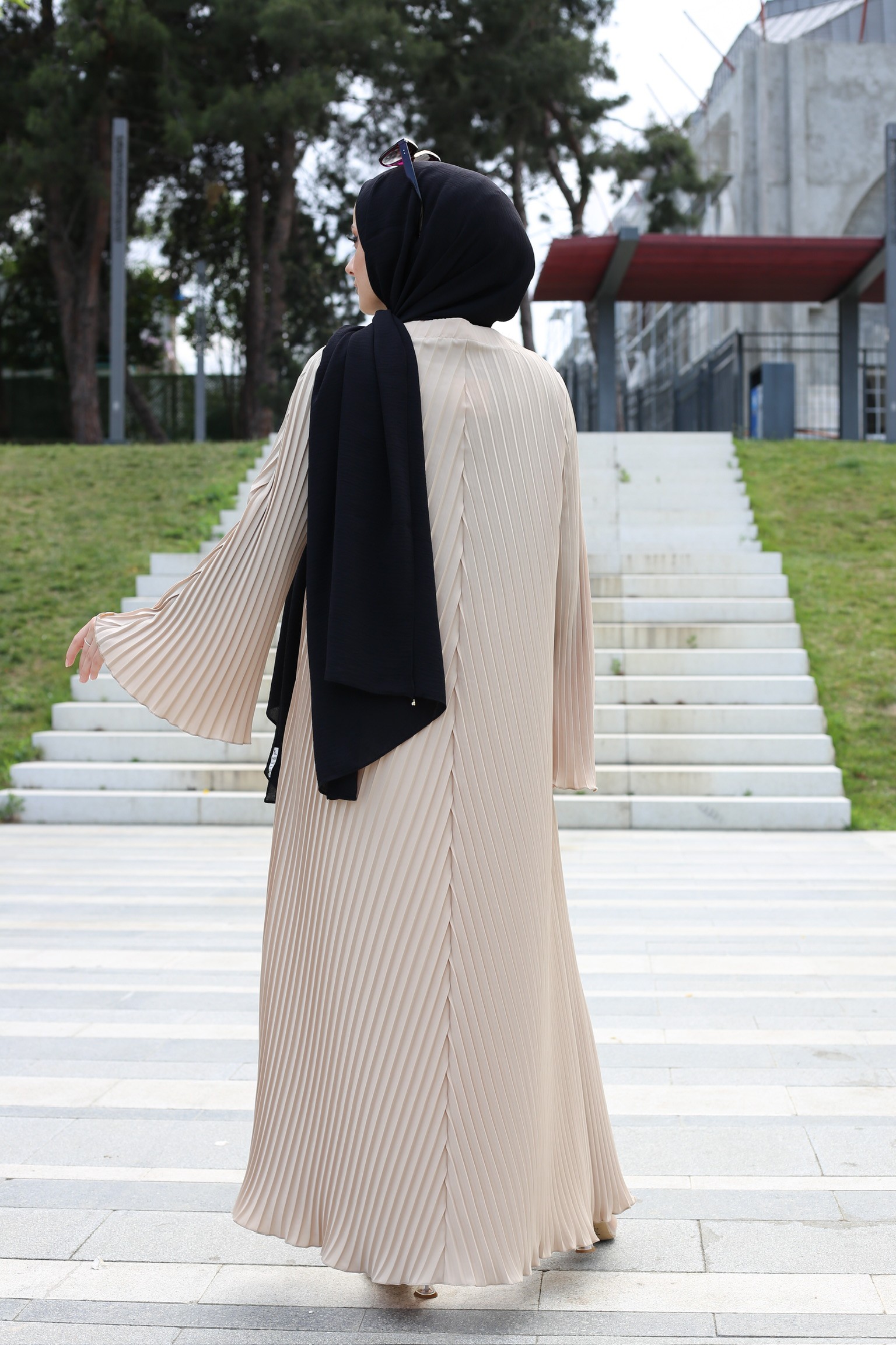 Pieef Abaya 25Y-Pİ-2415 - Taş