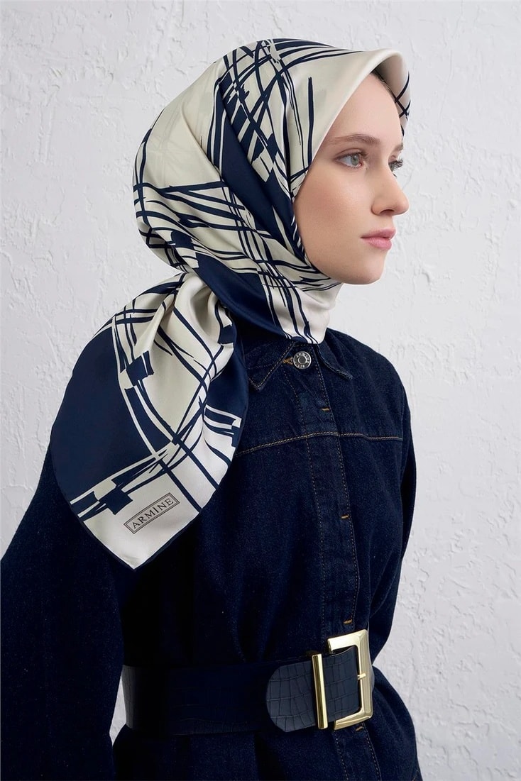 Armine Eşarp İpek Tivil 26K-AR-9442DT - 34