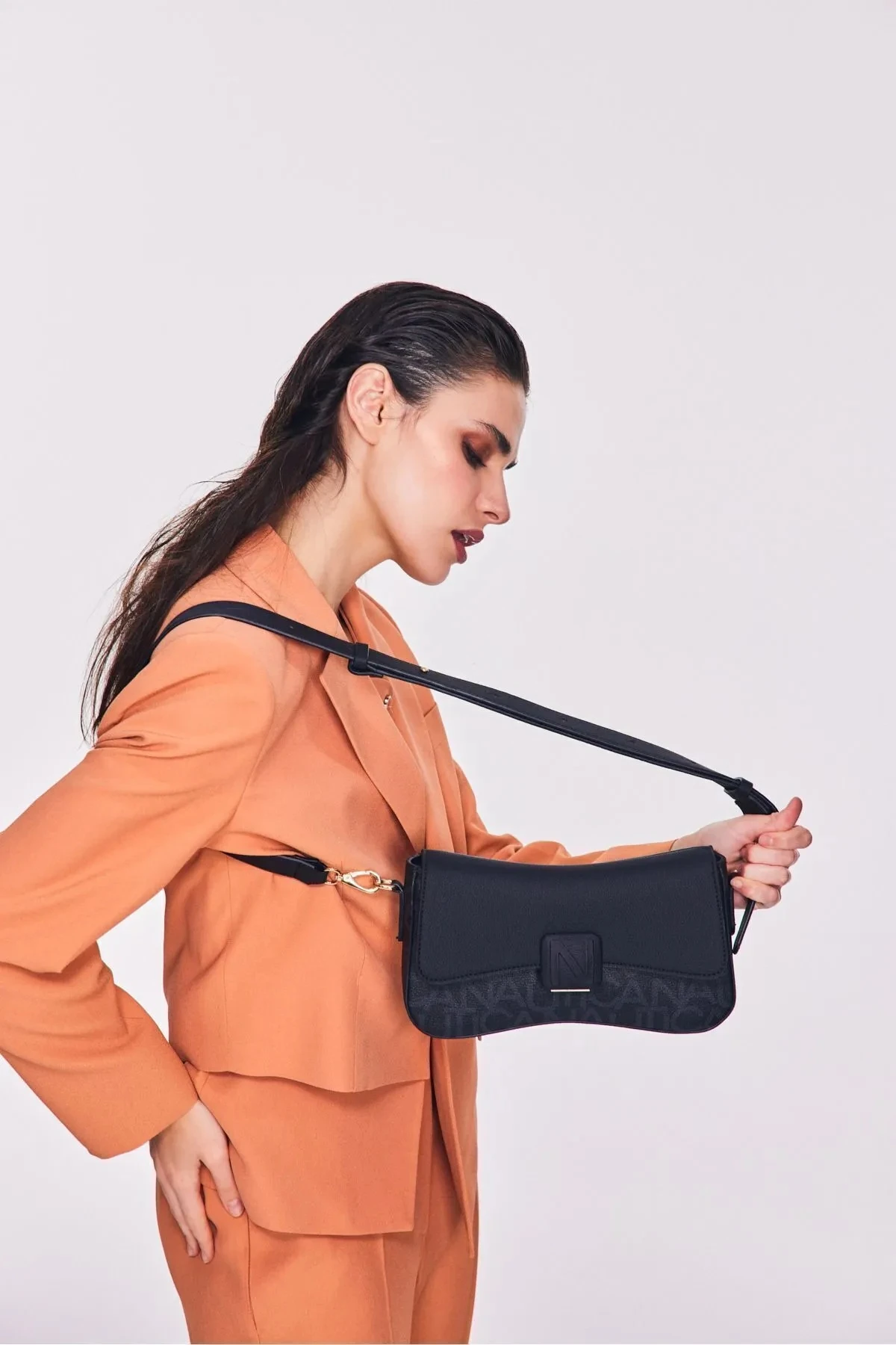 Nautica Kadın Omuz Çantası CN6560T - Siyah