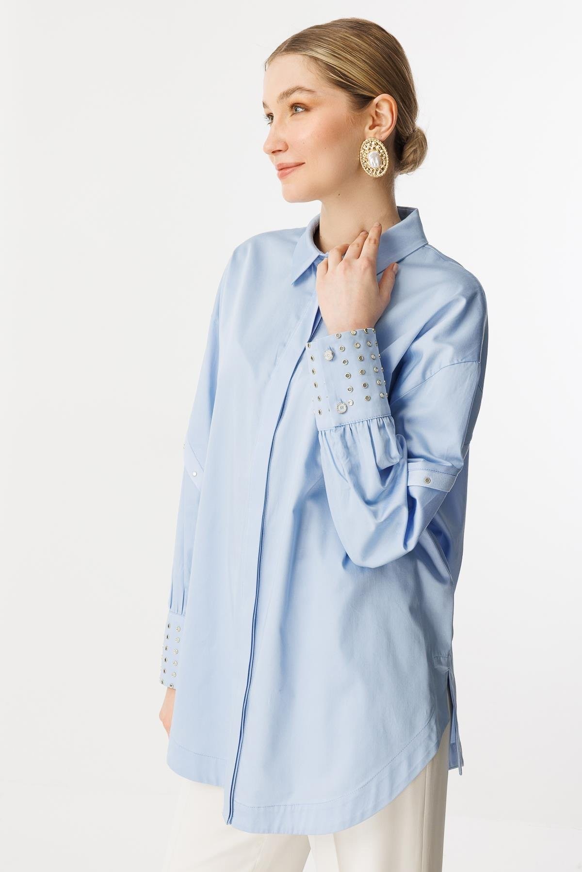 Ghisa Tunik 25Y-GH-4849 - Mavi