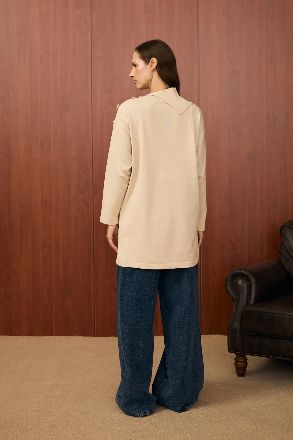 Merwish Tunik 25K-MR-1558 - Bej