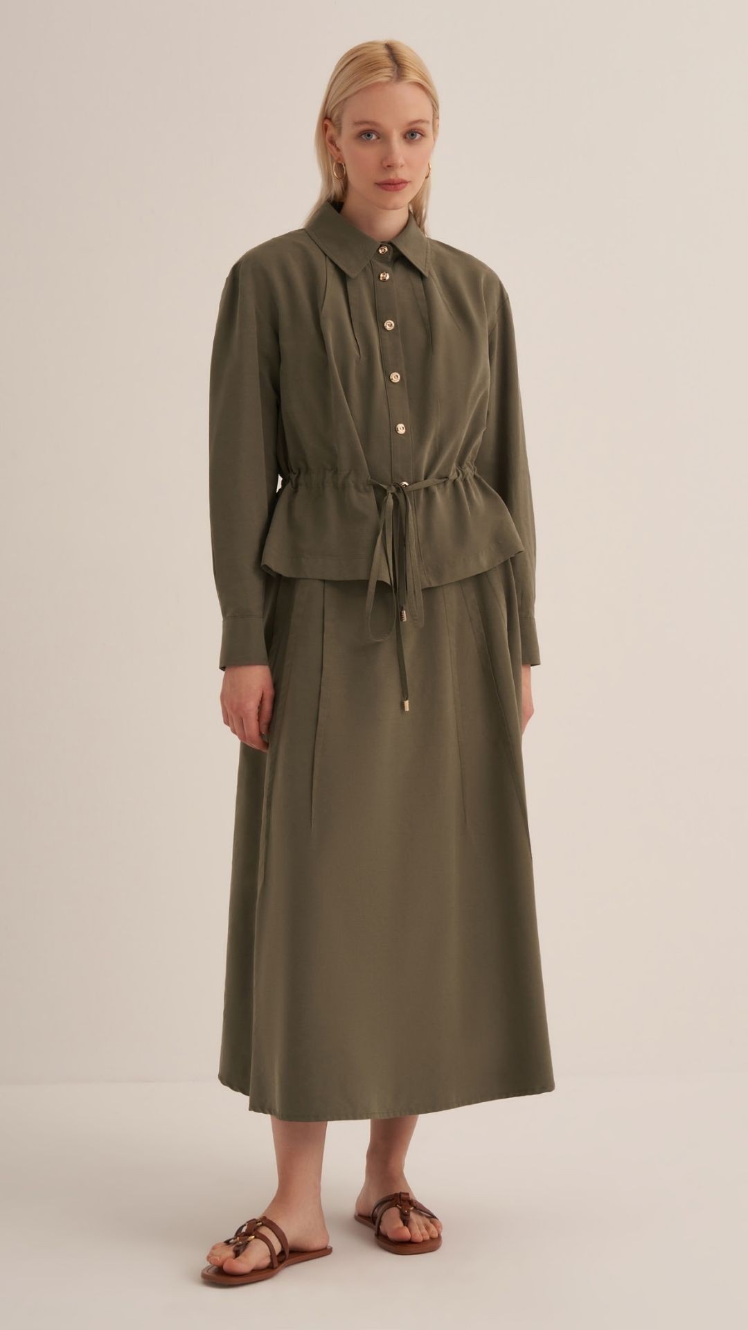 Clande Tunik 25Y-CL-25014012 - Khaki