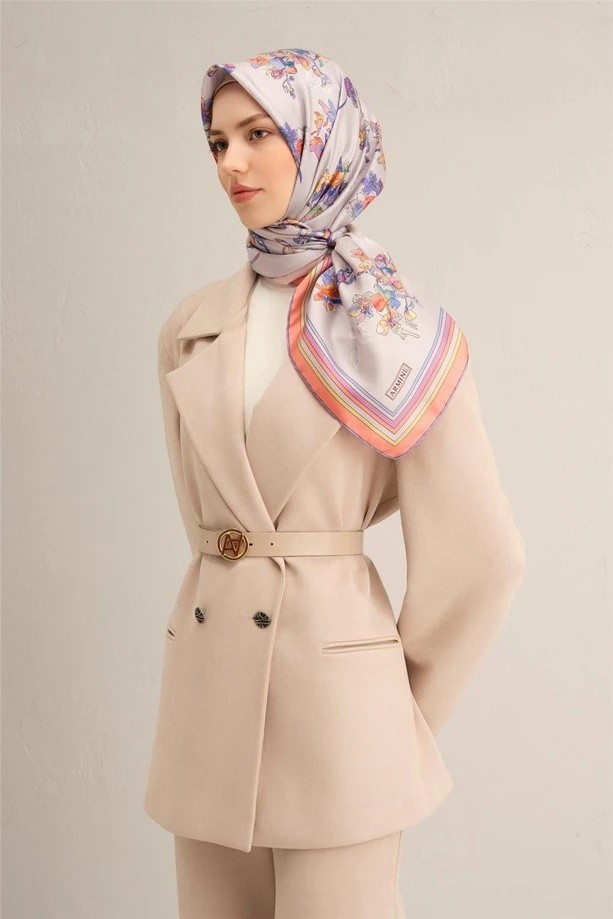 Armine Eşarp İpek Tivil 9316DT - 80