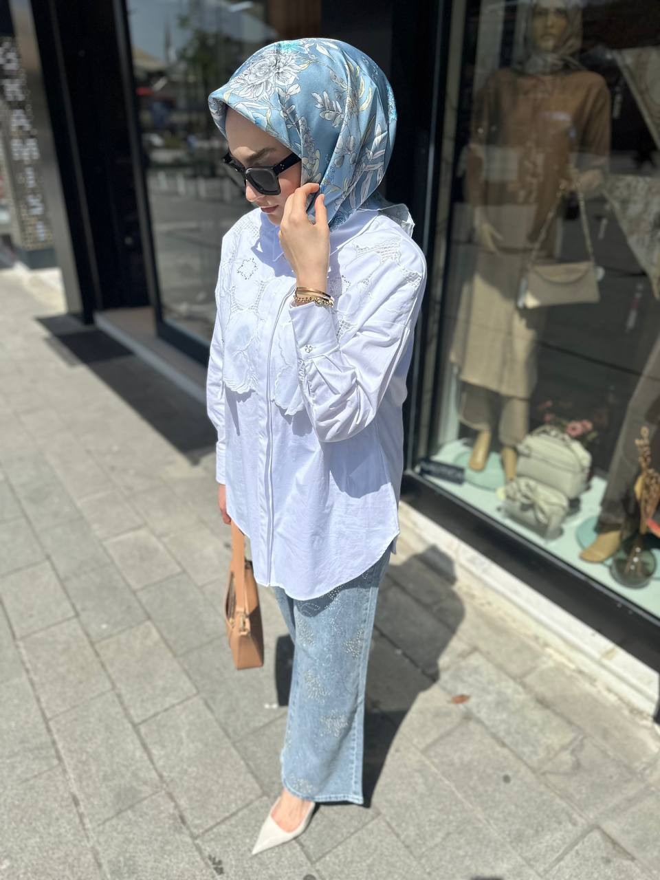 Kayra Tunik 25Y-KA-21061 - Beyaz
