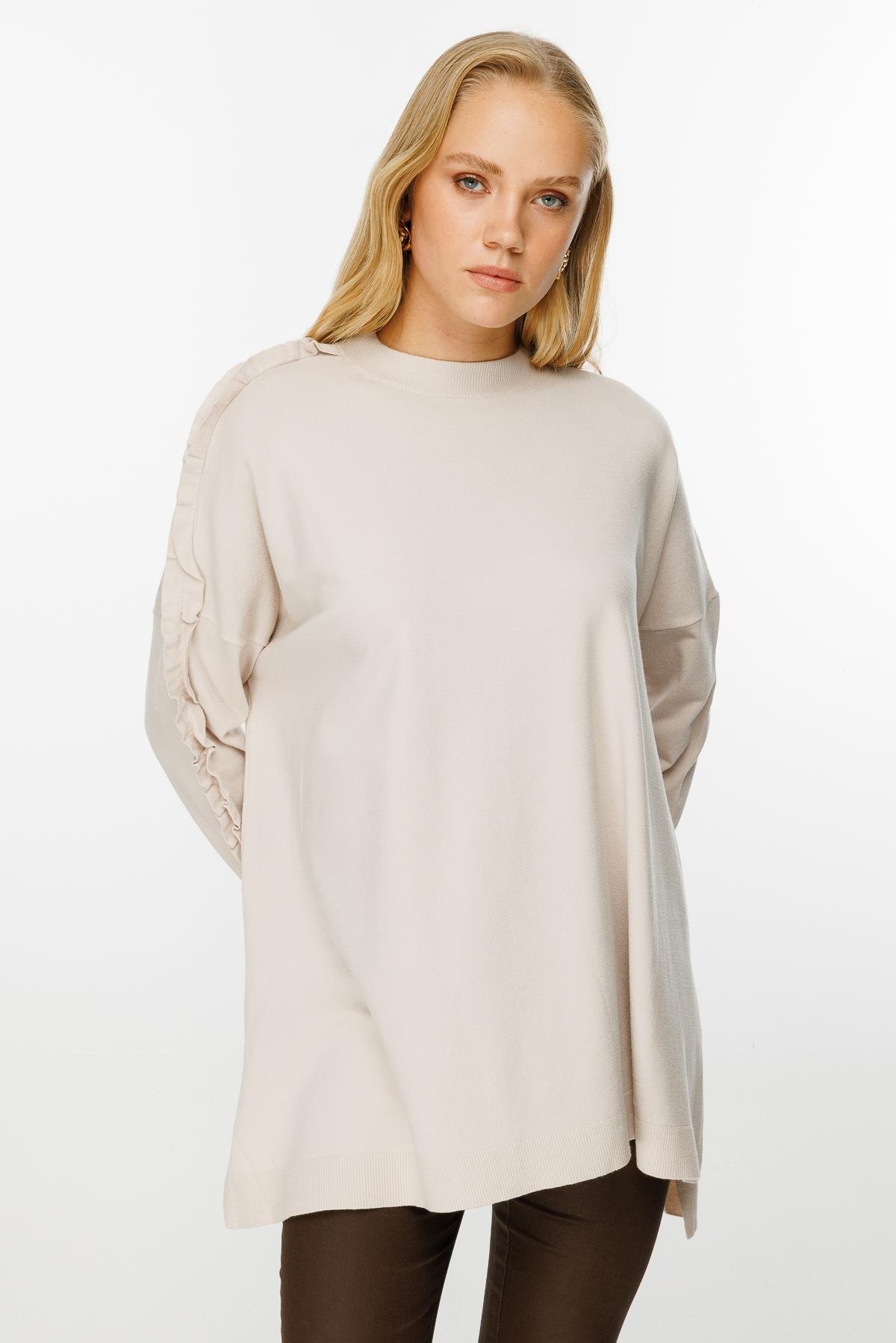 Ghisa Tunik 5KPİTNK4593 - Krem