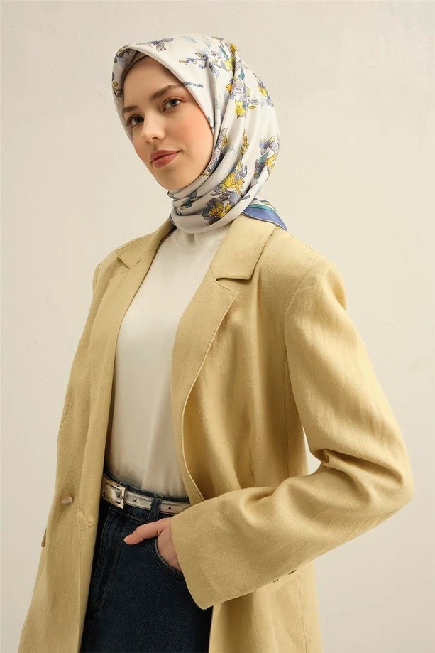 Armine Eşarp İpek Tivil 9316DT - 83