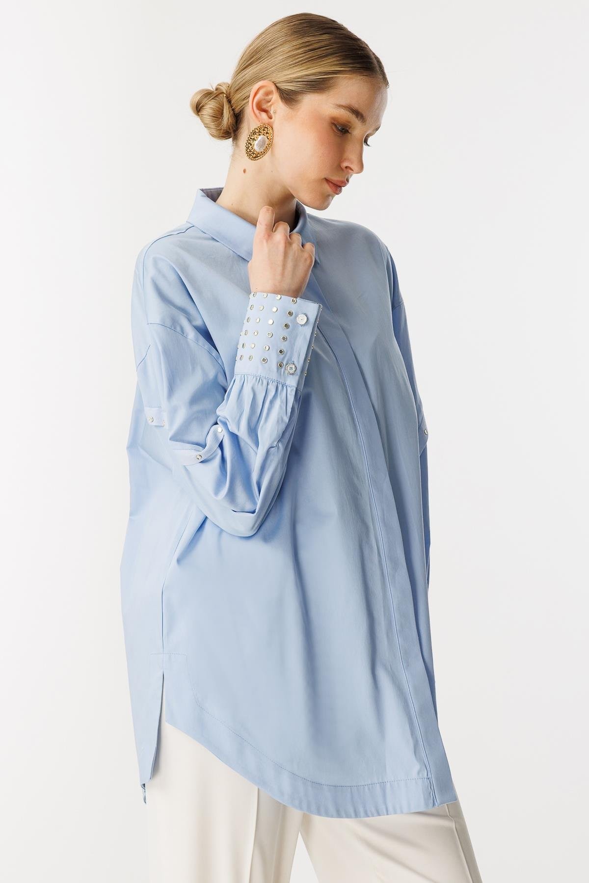Ghisa Tunik 25Y-GH-4849 - Mavi