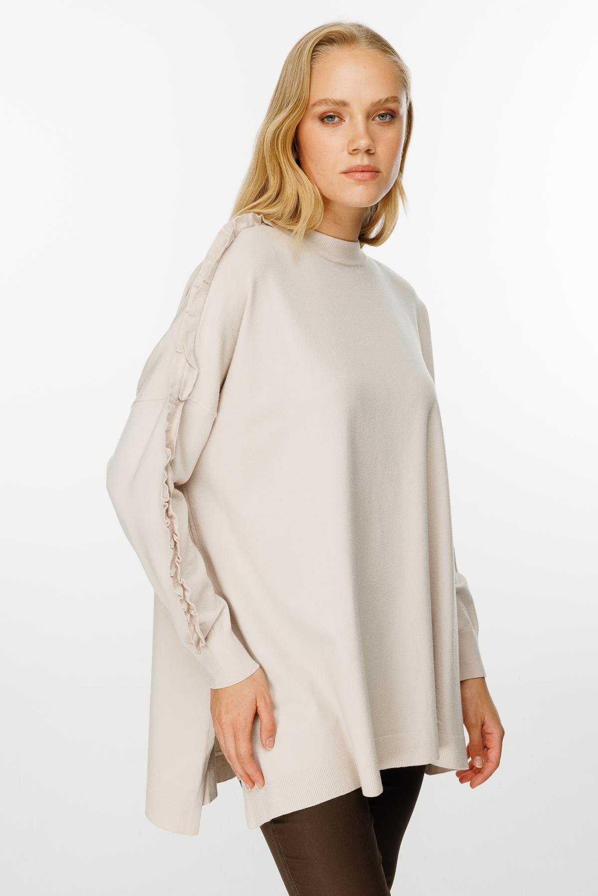 Ghisa Tunik 5KPİTNK4593 - Krem