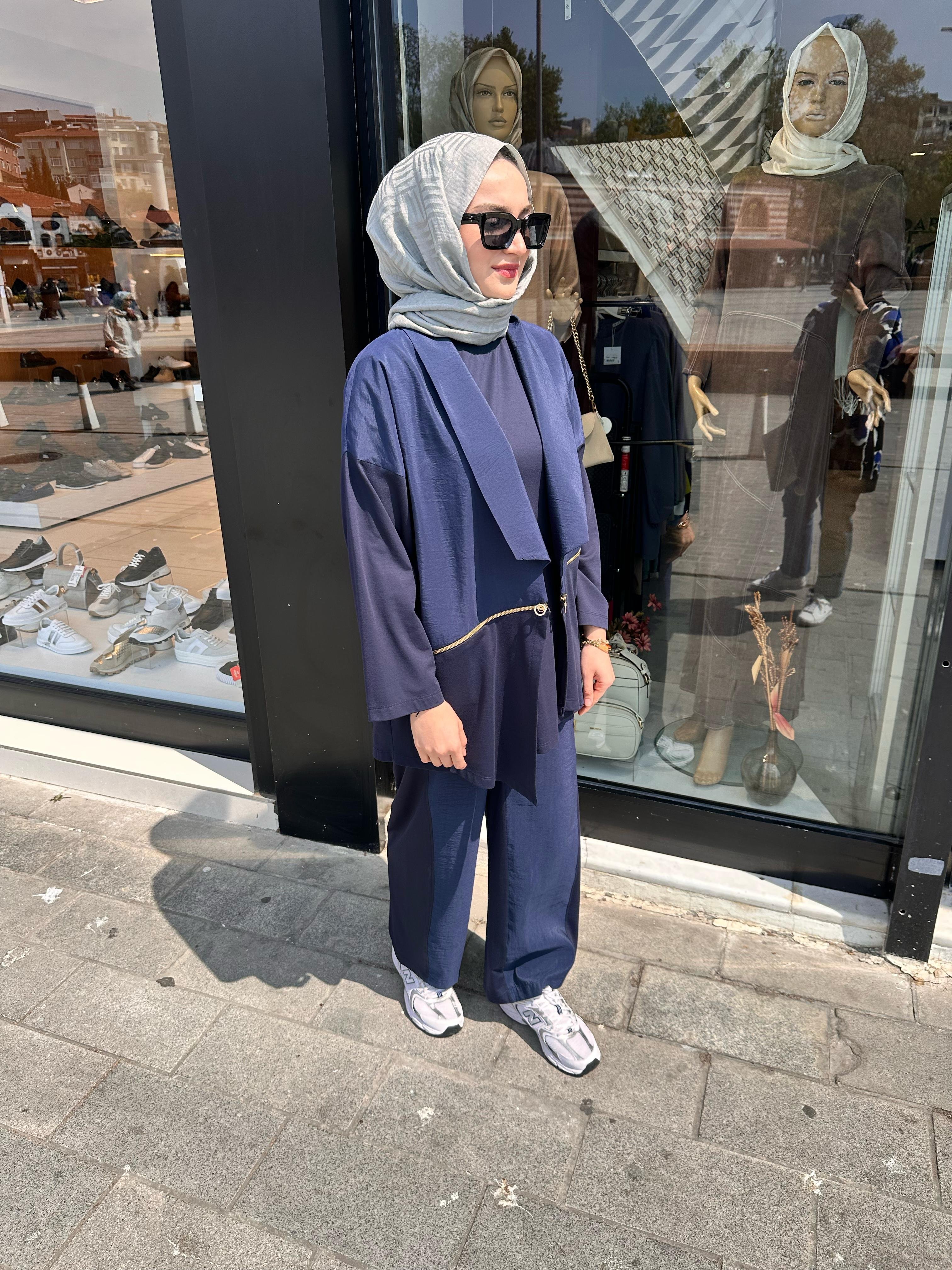 Ghisa Takım 25Y-GH-4867 - Navy Blue