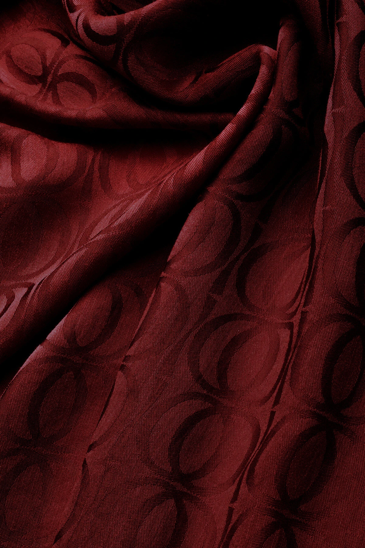 İmannoor Şal Pamuk Bambunoor 25Y-İM-3027 - Bordo