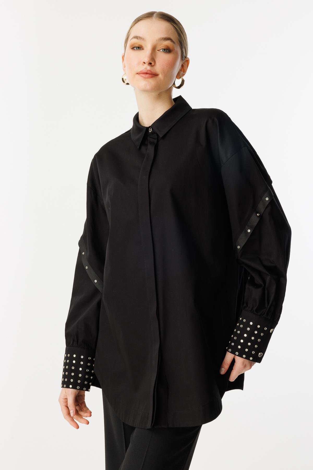Ghisa Tunik 25Y-GH-4849 - Siyah