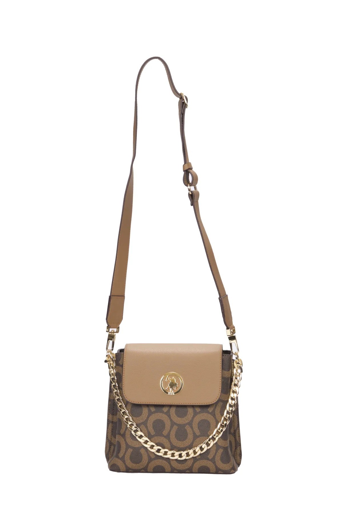 U.S. Polo Assn. Woman Crossbody Bag US23570 - Kahve