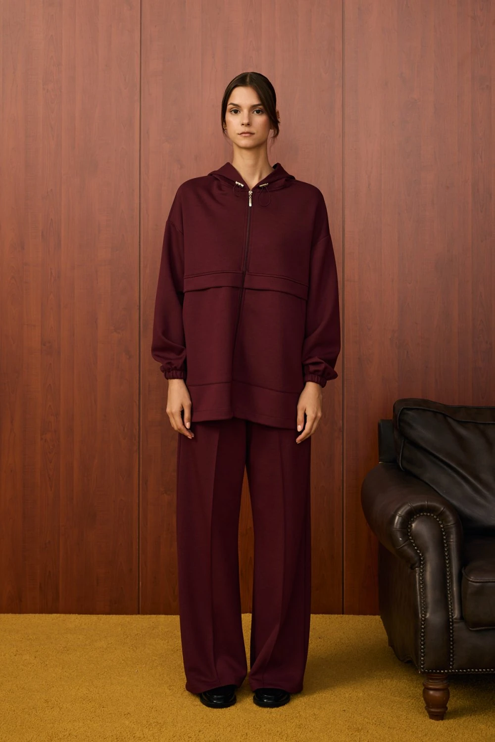 Merwish Takım 25K-MR-1589 - Bordo