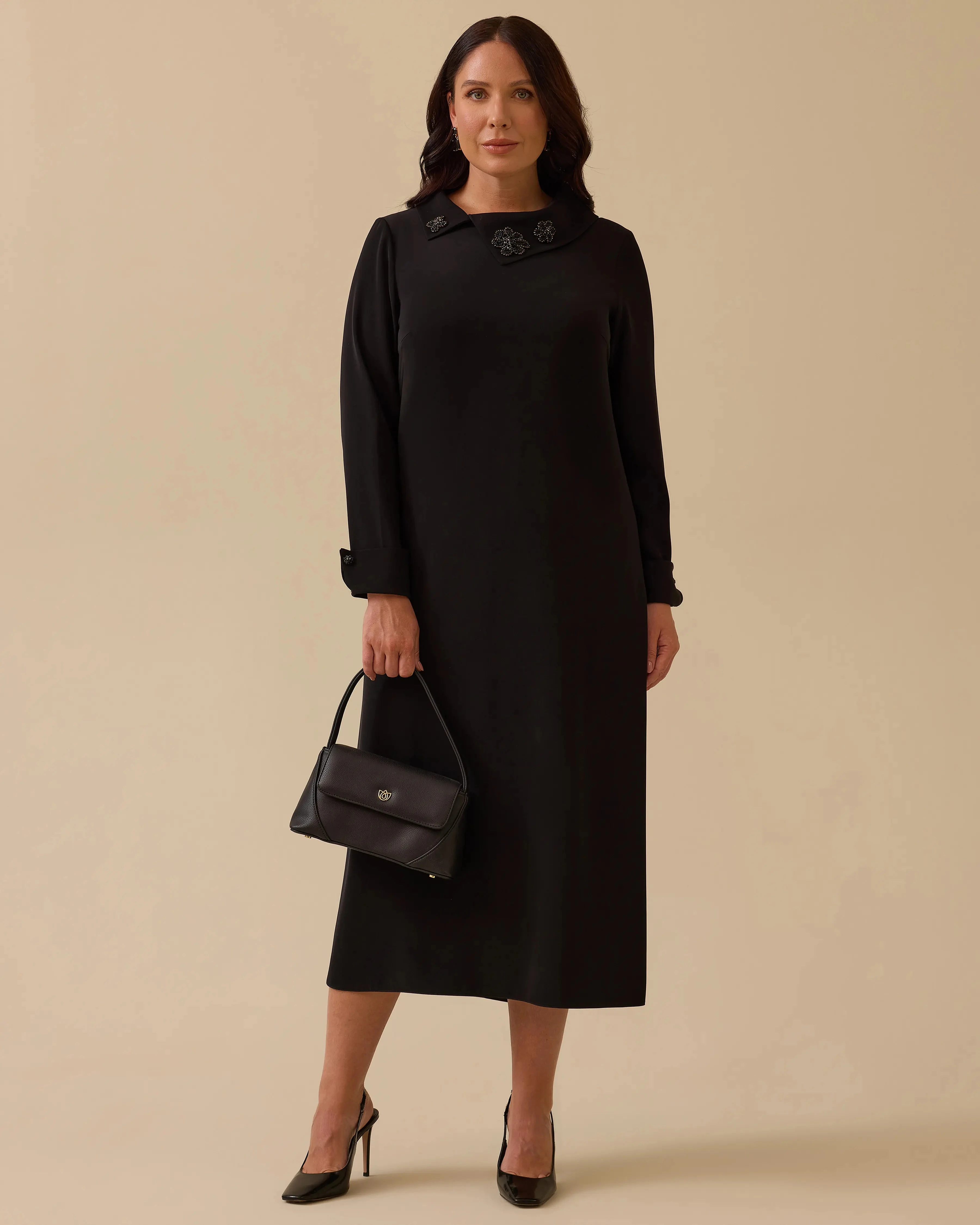 Gala-Xi Elbise 26K-GX-2521314006 - Siyah