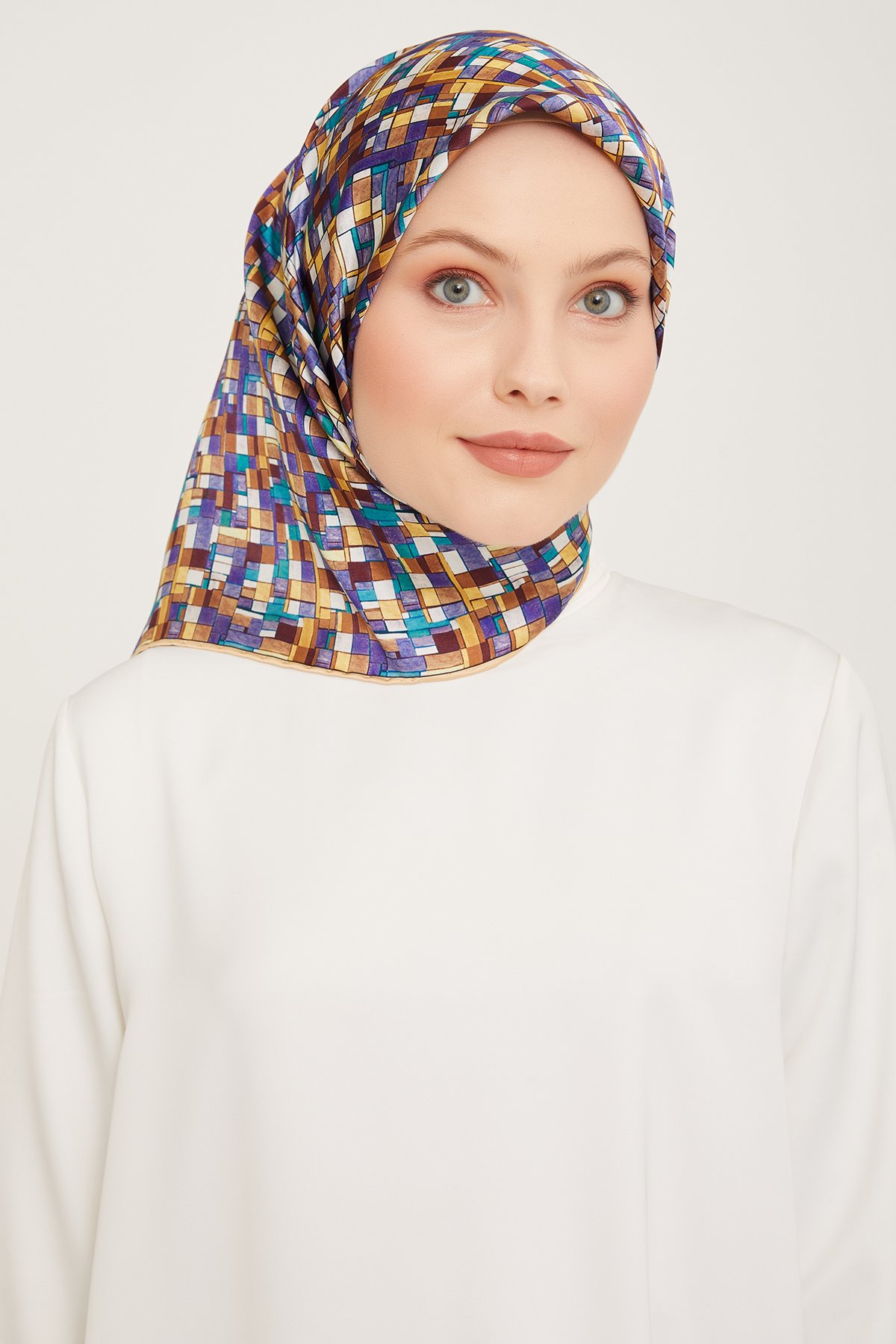 Armine  Silk Twill Scarf 9004DT - 1