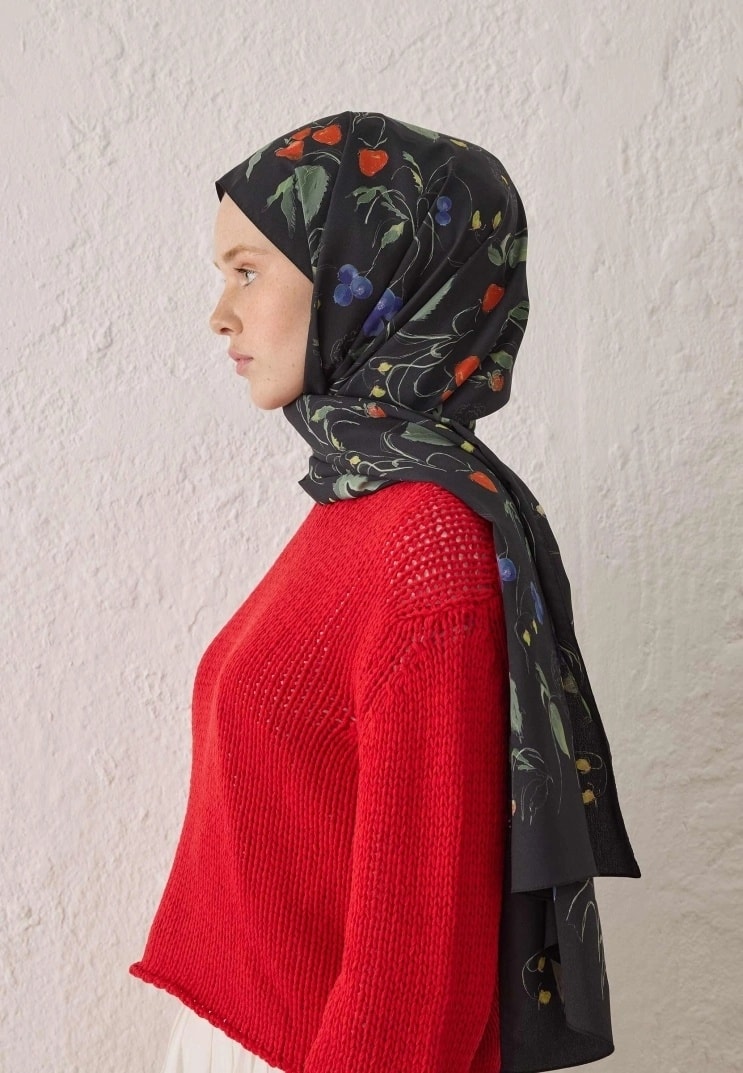 Freshscarf Şal Strawberry Desen DSNS00000144