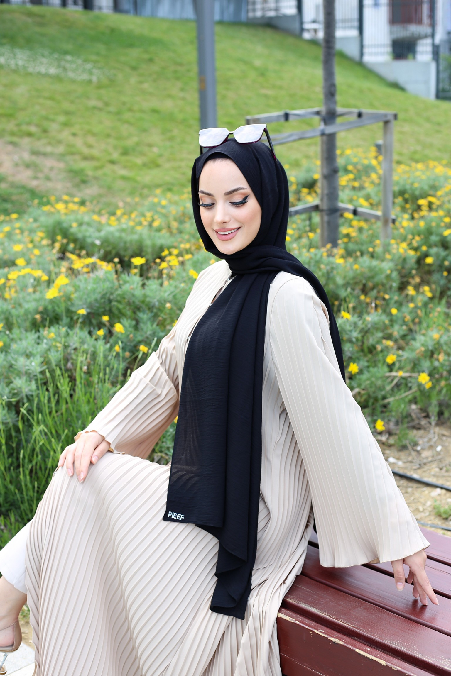 Pieef Abaya 25Y-Pİ-2415 - Taş