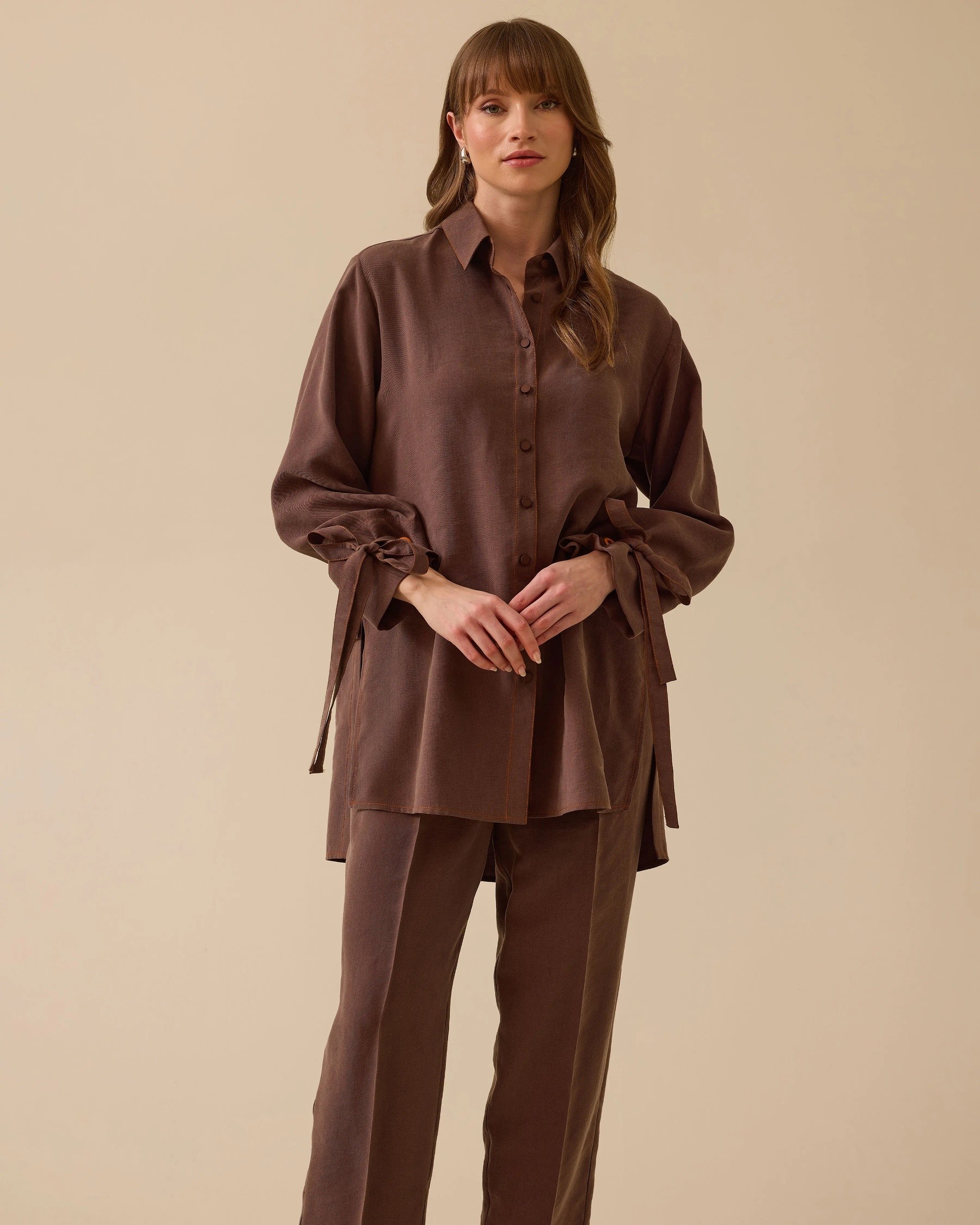 Seçil Tunik 25Y-SE-2511211003 - Kahve