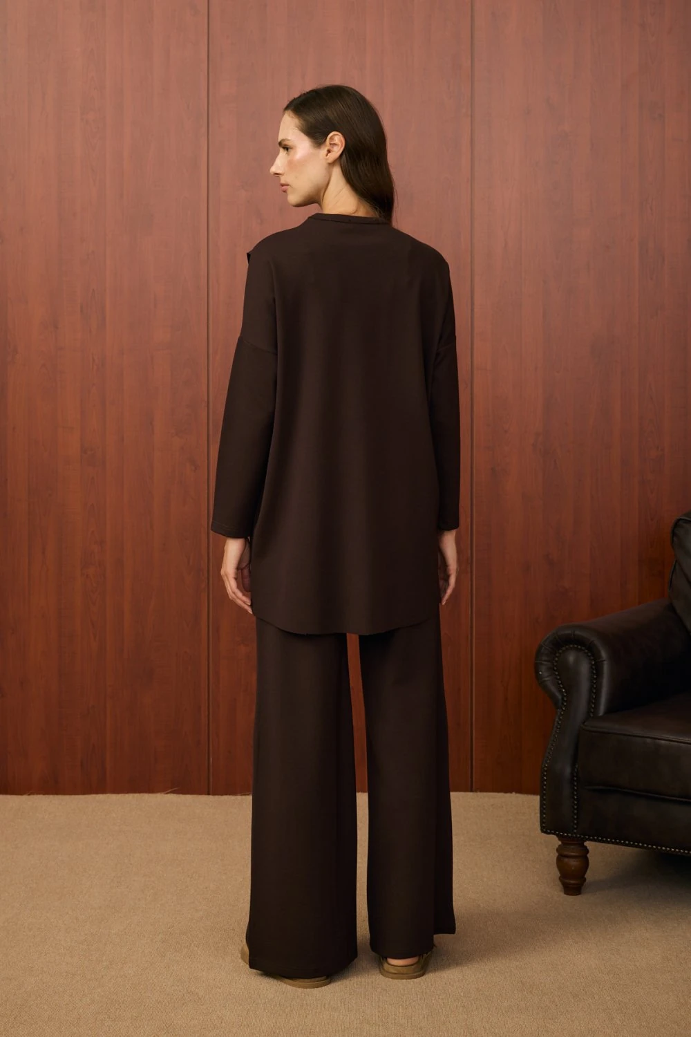 Merwish Takım 25K-MR-1582 - Acı Kahve