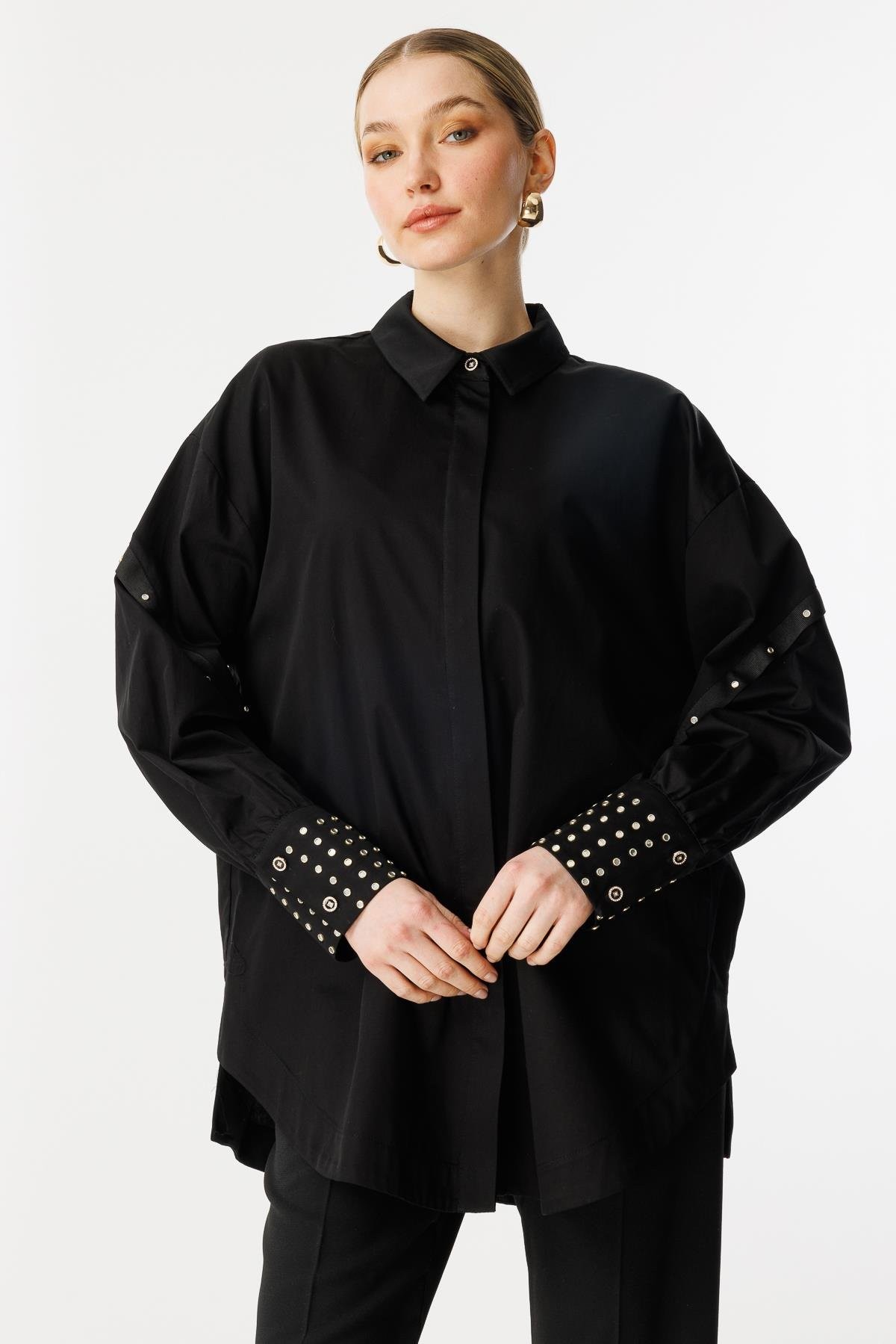 Ghisa Tunik 25Y-GH-4849 - Siyah