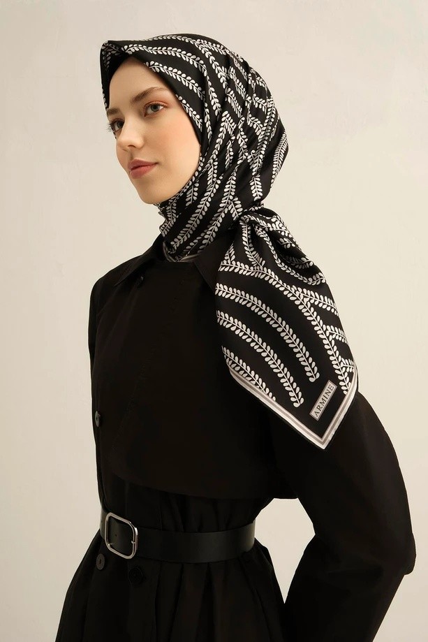 Armine Eşarp İpek Tivil 9351DT - 55