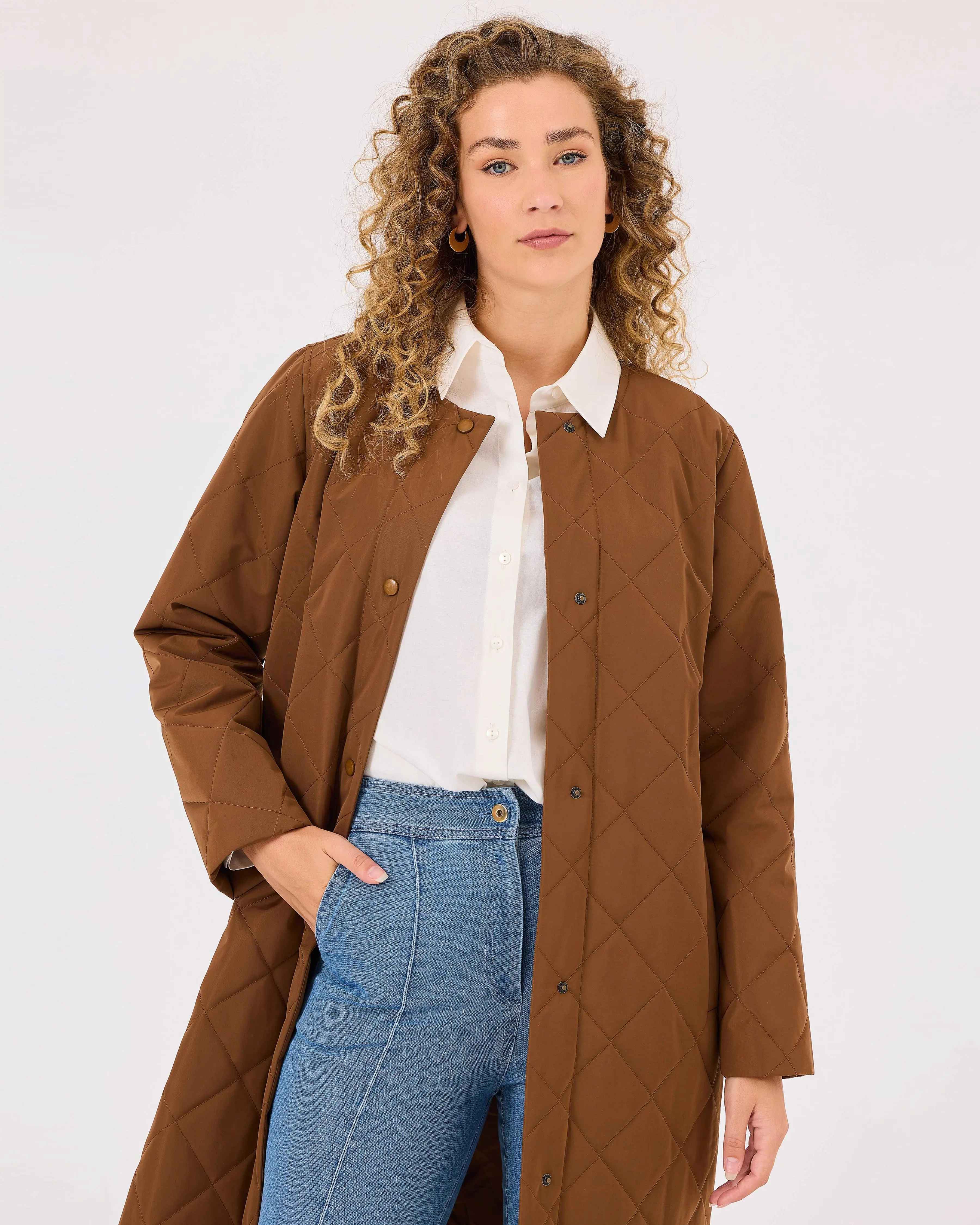 Seçil Anorak Kaban 26K-SE-2421411003 - Taba