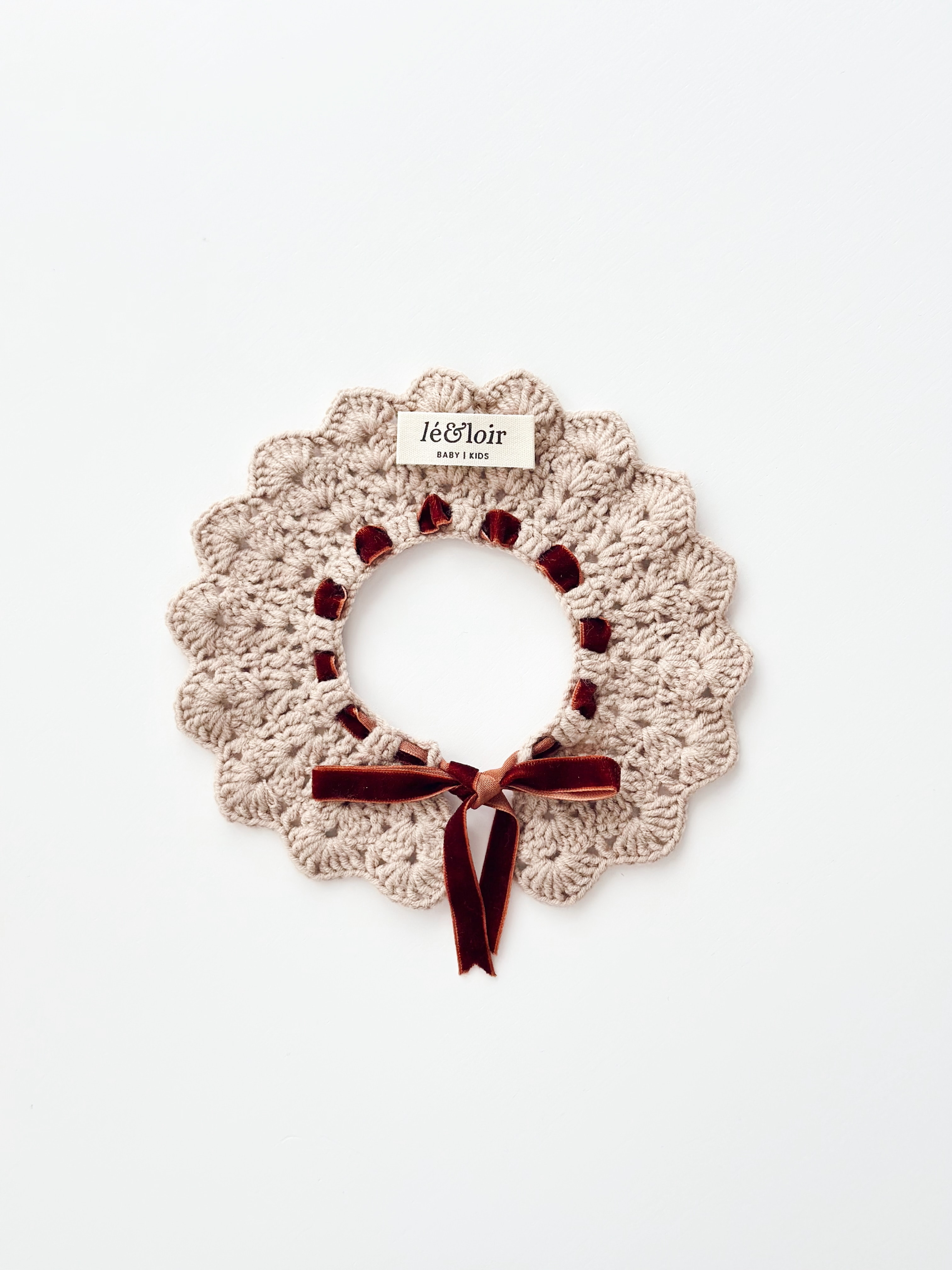Mocha Bebe Yaka | Knitted