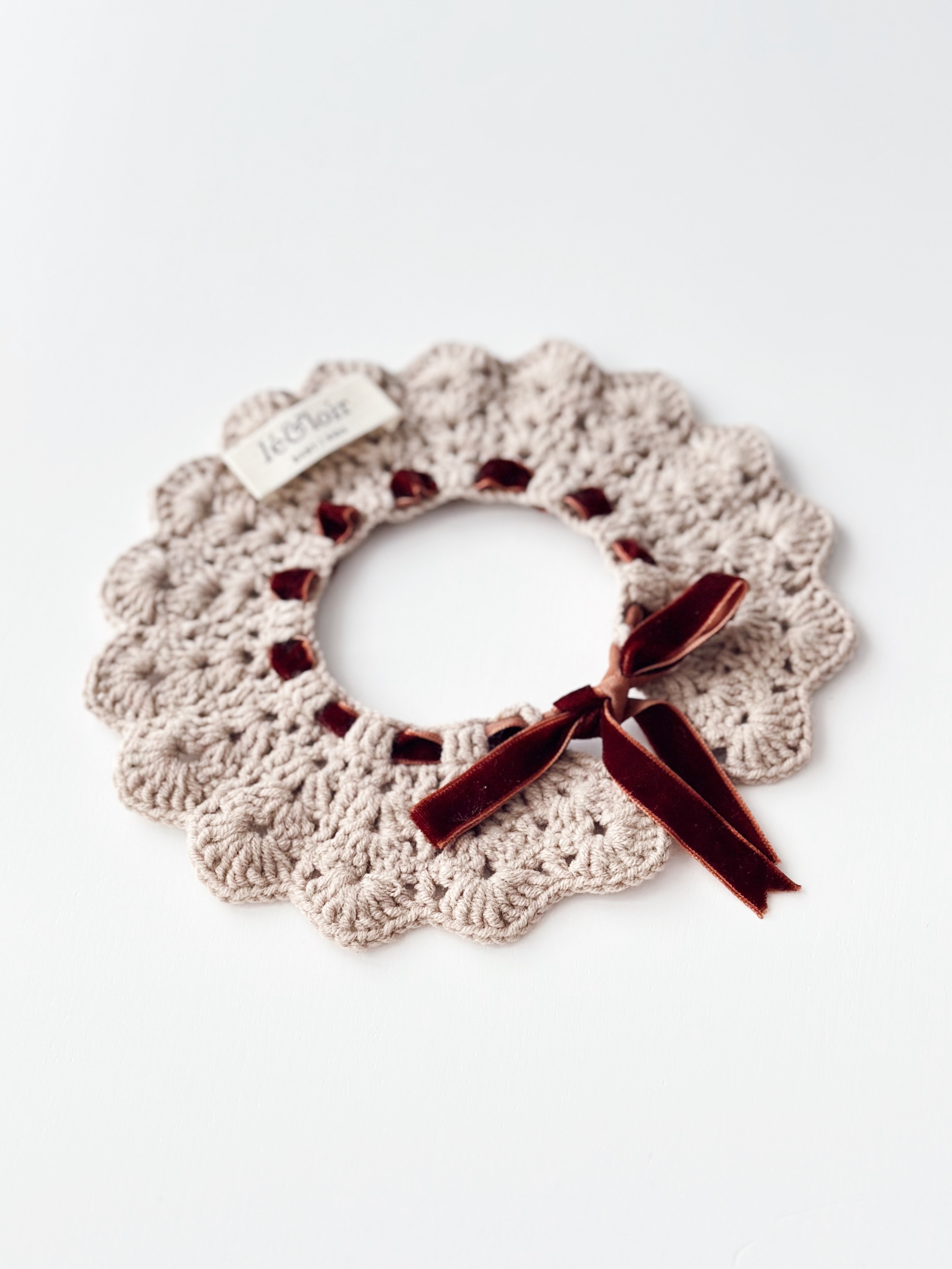 Mocha Bebe Yaka | Knitted