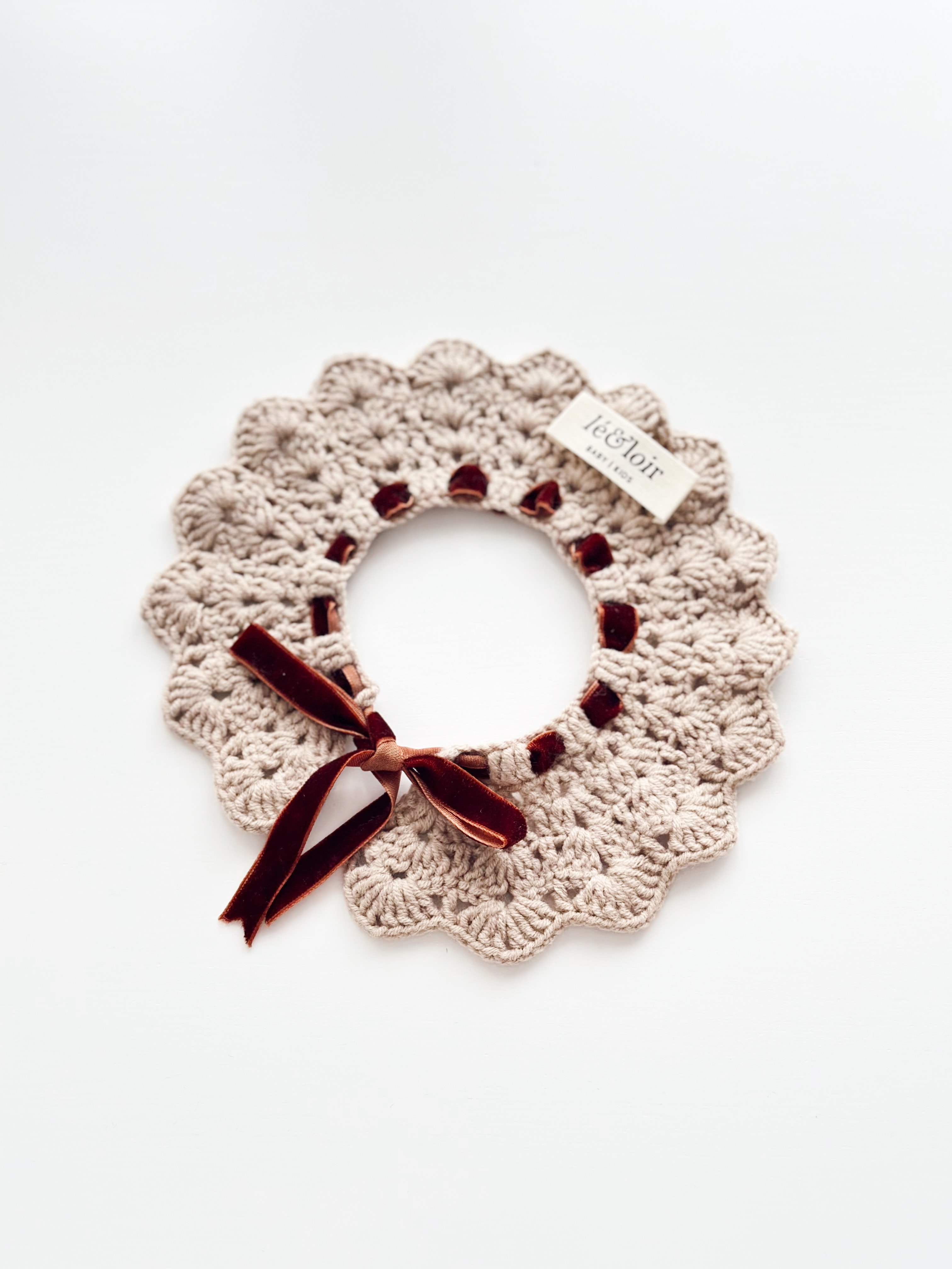 Mocha Bebe Yaka | Knitted