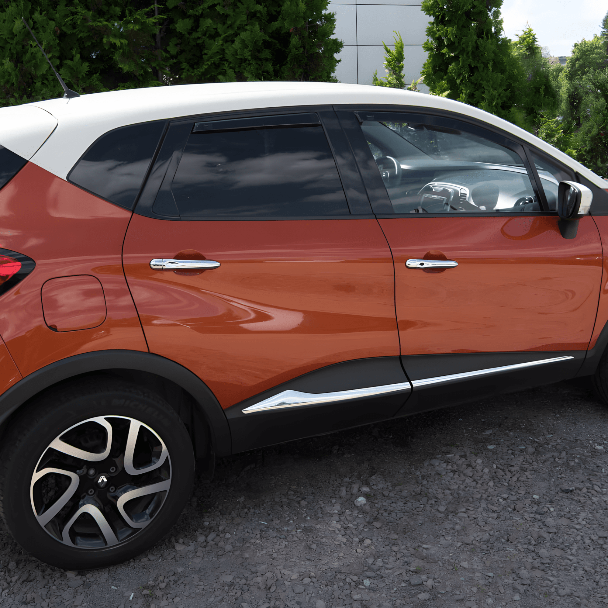 Stainless Steel Chrome Door Handle Cover Fit Renault Captur (2013-2019)