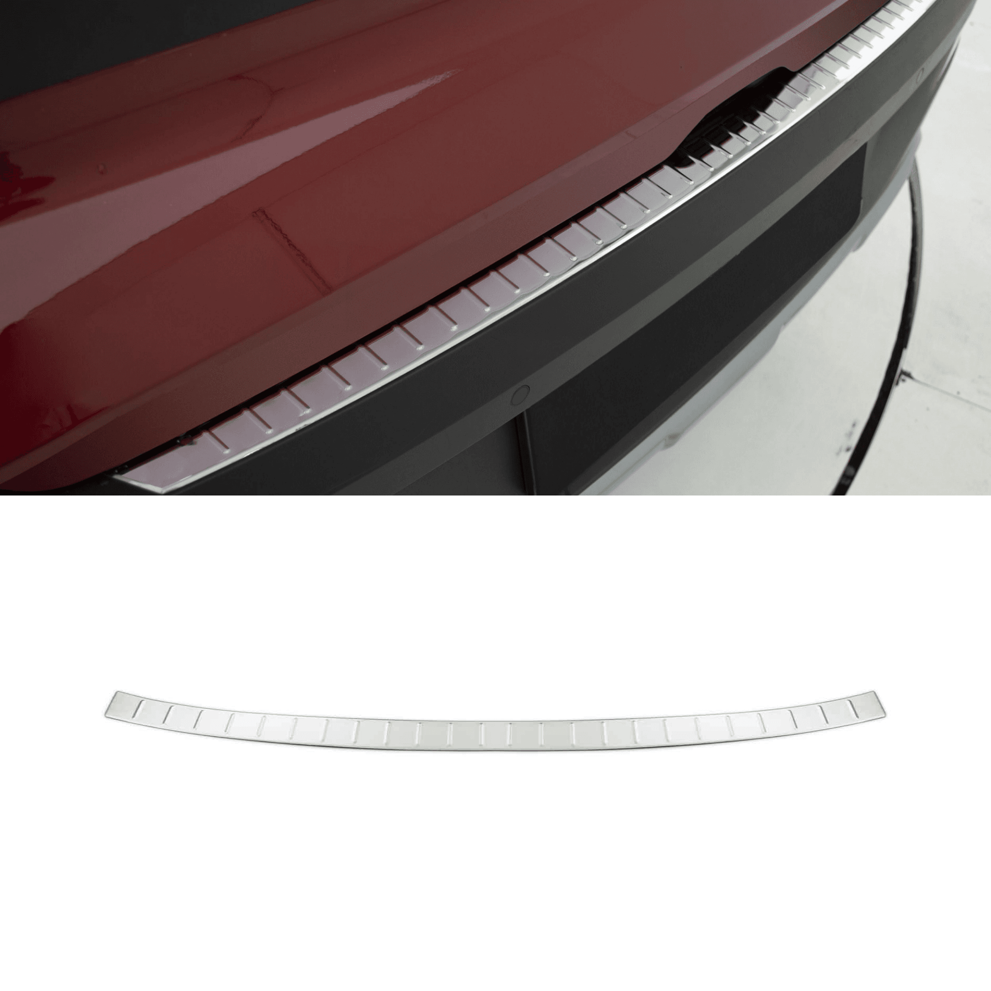 Stainless Steel Chrome Rear Bumper Protector Fit Hyundai Bayon (2021-2024)