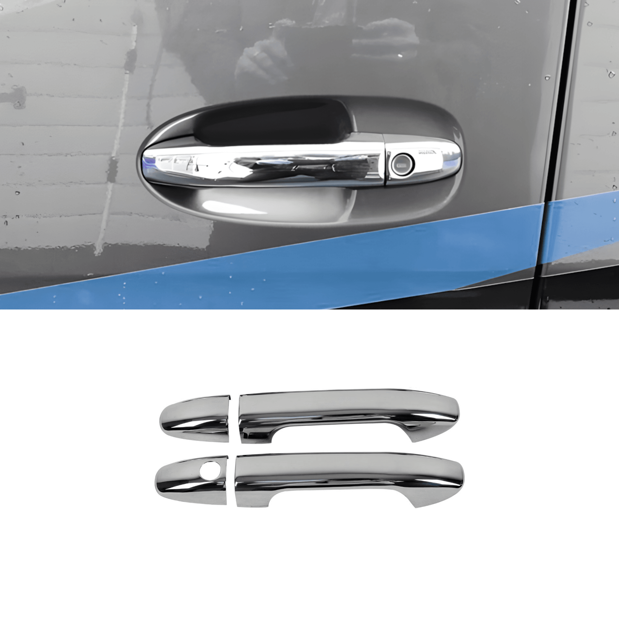 Stainless Steel Chrome Door Handle Cover Fit Mercedes-Benz Sprinter (2019-2024)