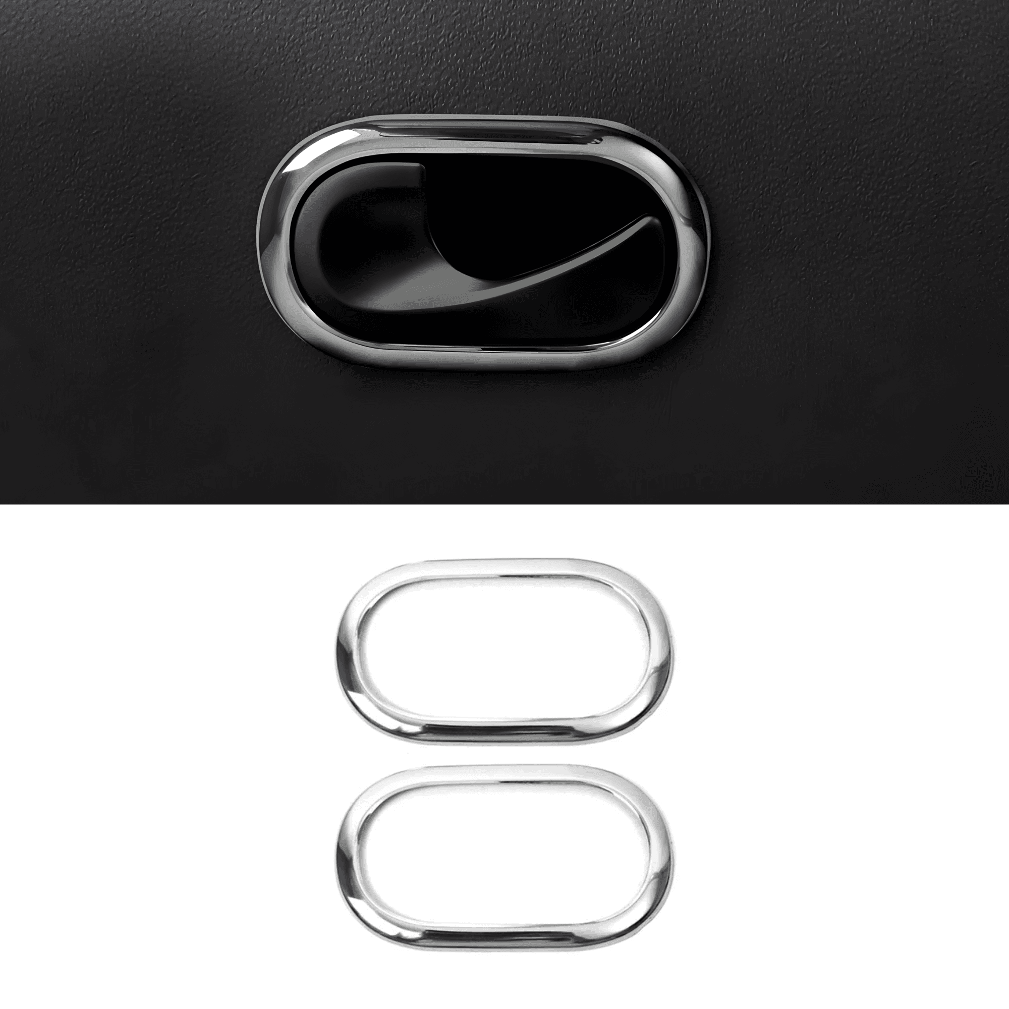 Stainless Steel Chrome Inner Door Handle Frame Fit Renault Master (2011-2024)
