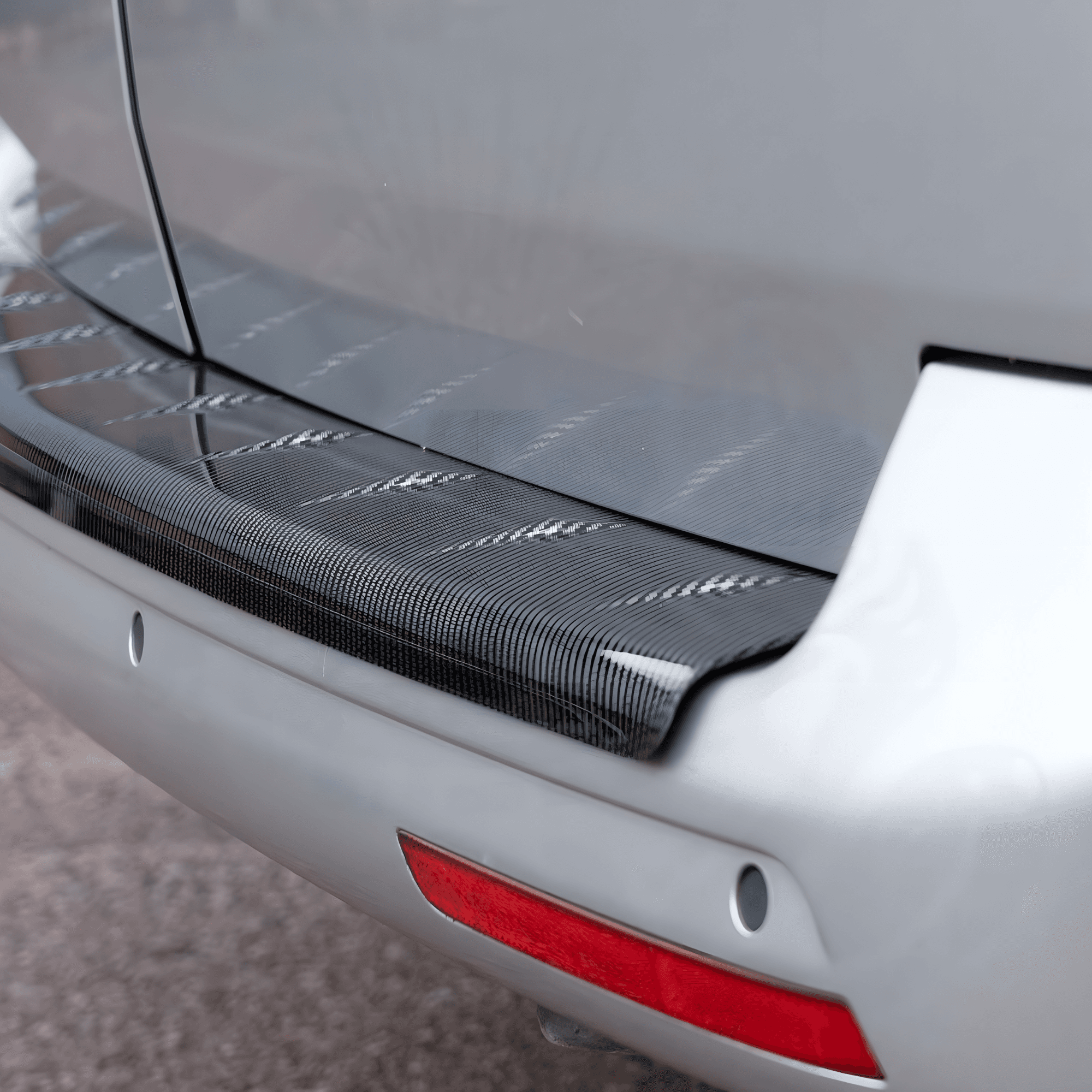 Real Carbon Fibre Rear Bumper Protector Fit Volkswagen Transporter (2016-2024)