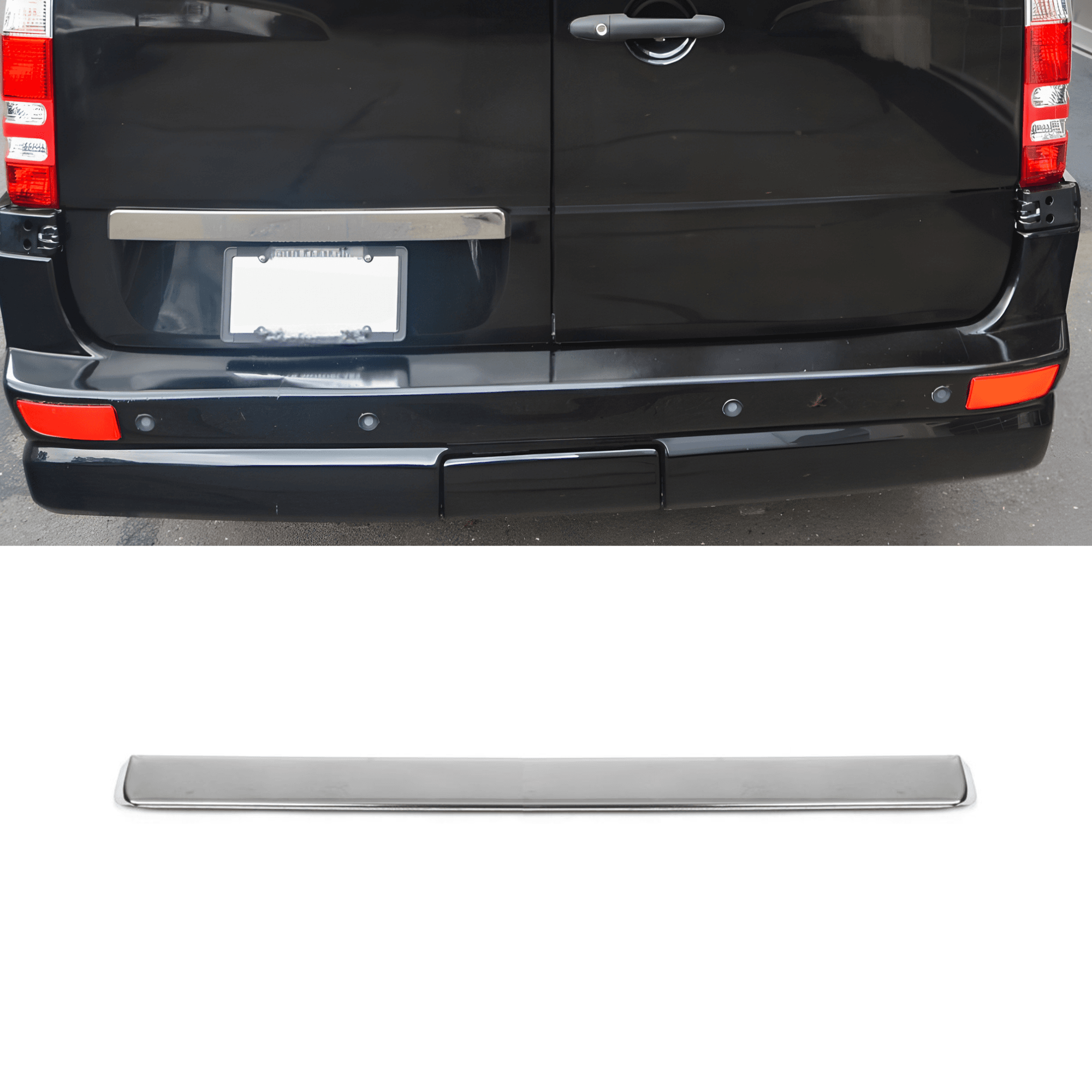 Stainless Steel Chrome Tailgate Handle Trim Fit Mercedes-Benz Sprinter (2006-2018)