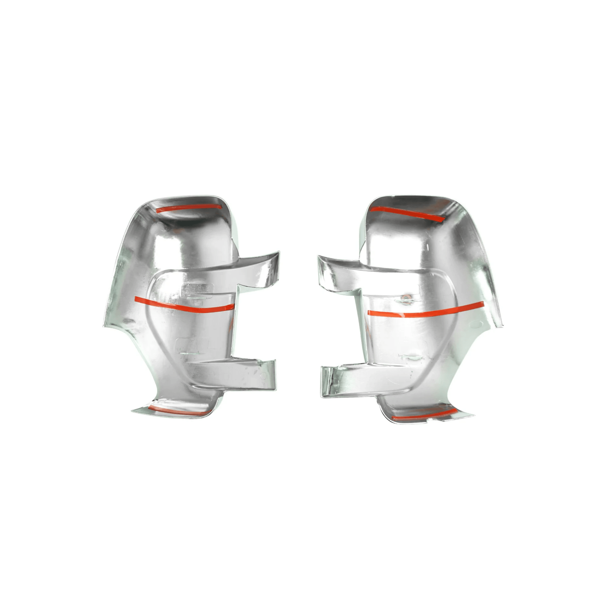 Scratch Guard Chrome Plated Plastic Mirror Cover Fit Renault Master (2011-2024)