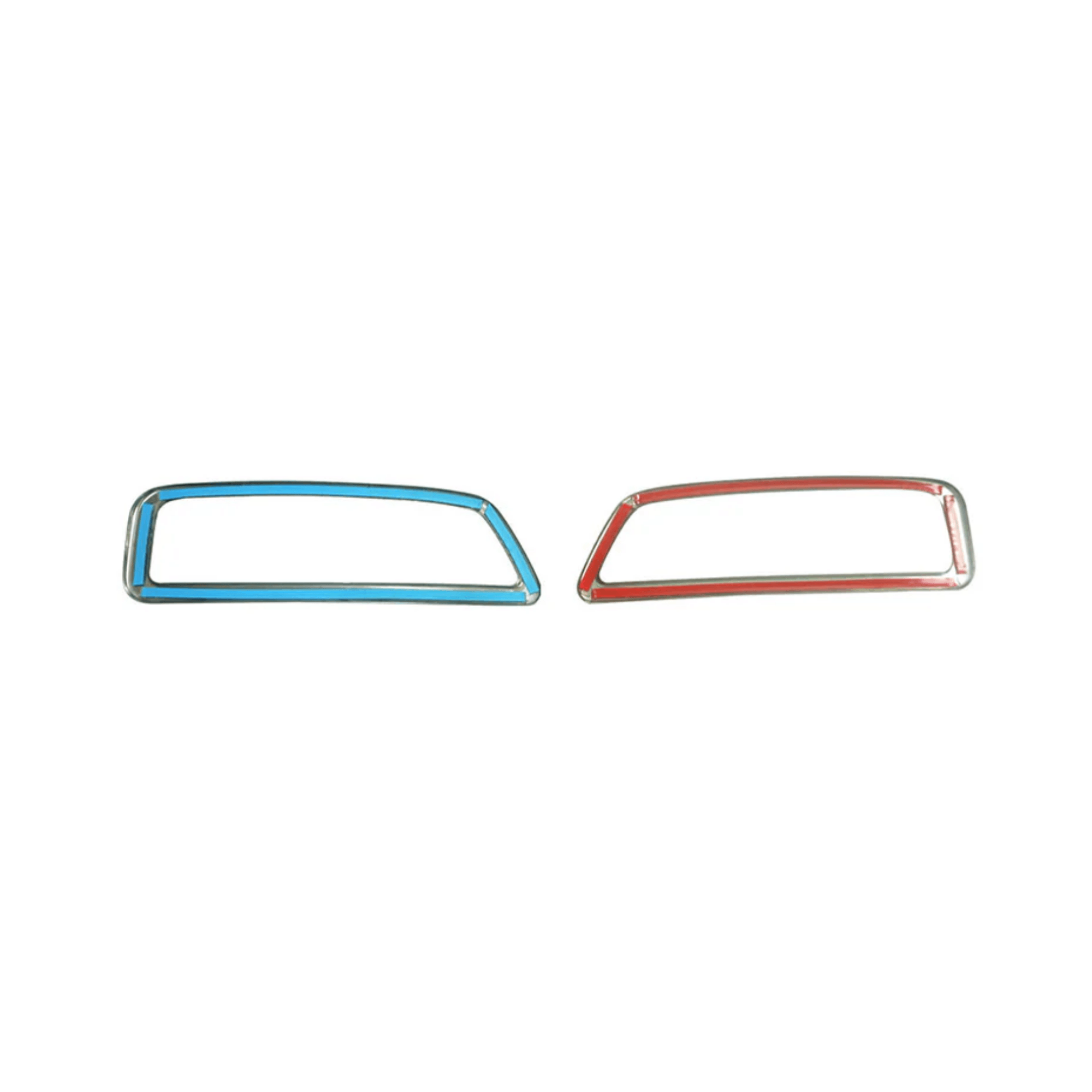 Stainless Steel Chrome Rear Exhaust Frame Set Fit Peugeot 3008 (2017-2024)