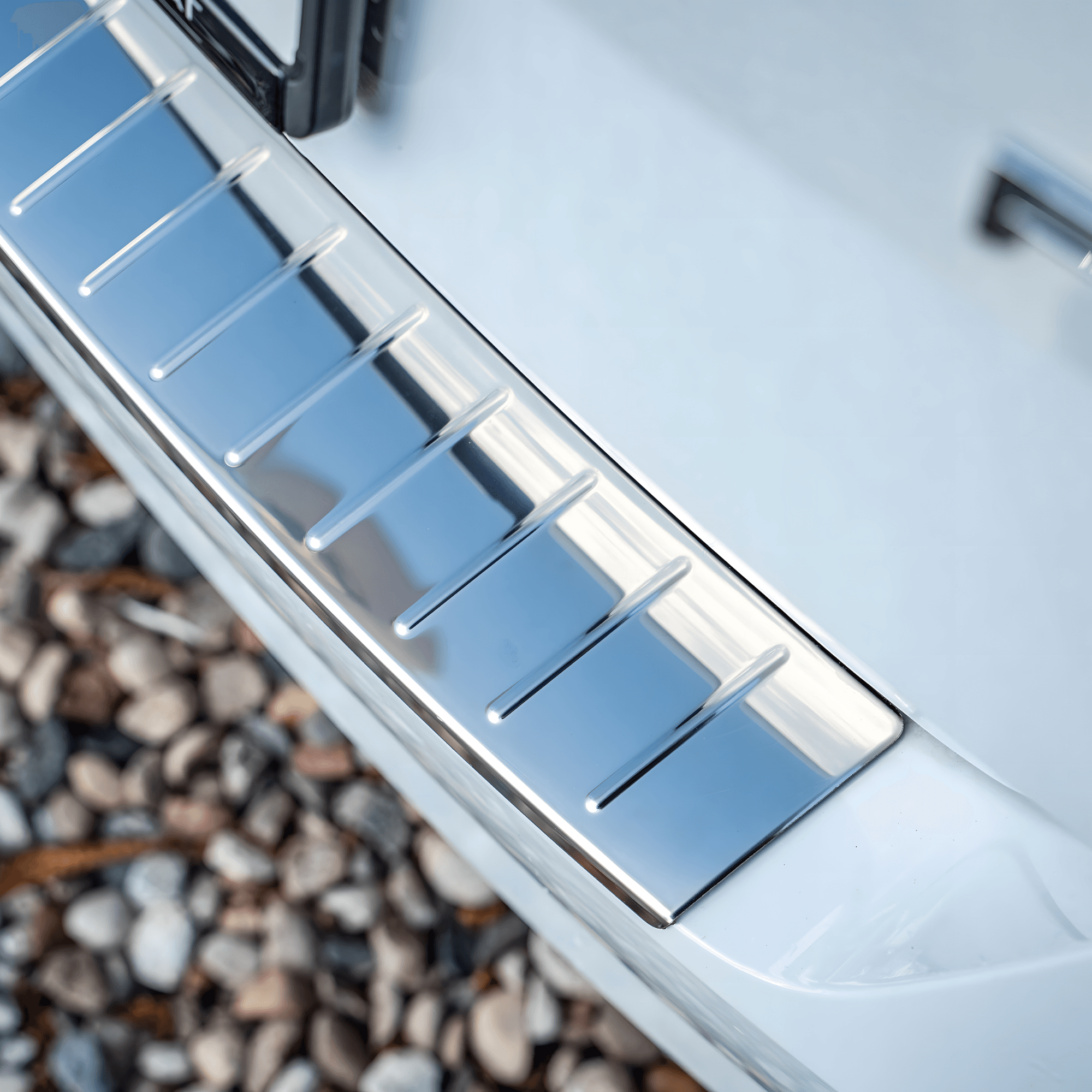Stainless Steel Chrome Rear Bumper Protector Fit Skoda Octavia (2013-2019)