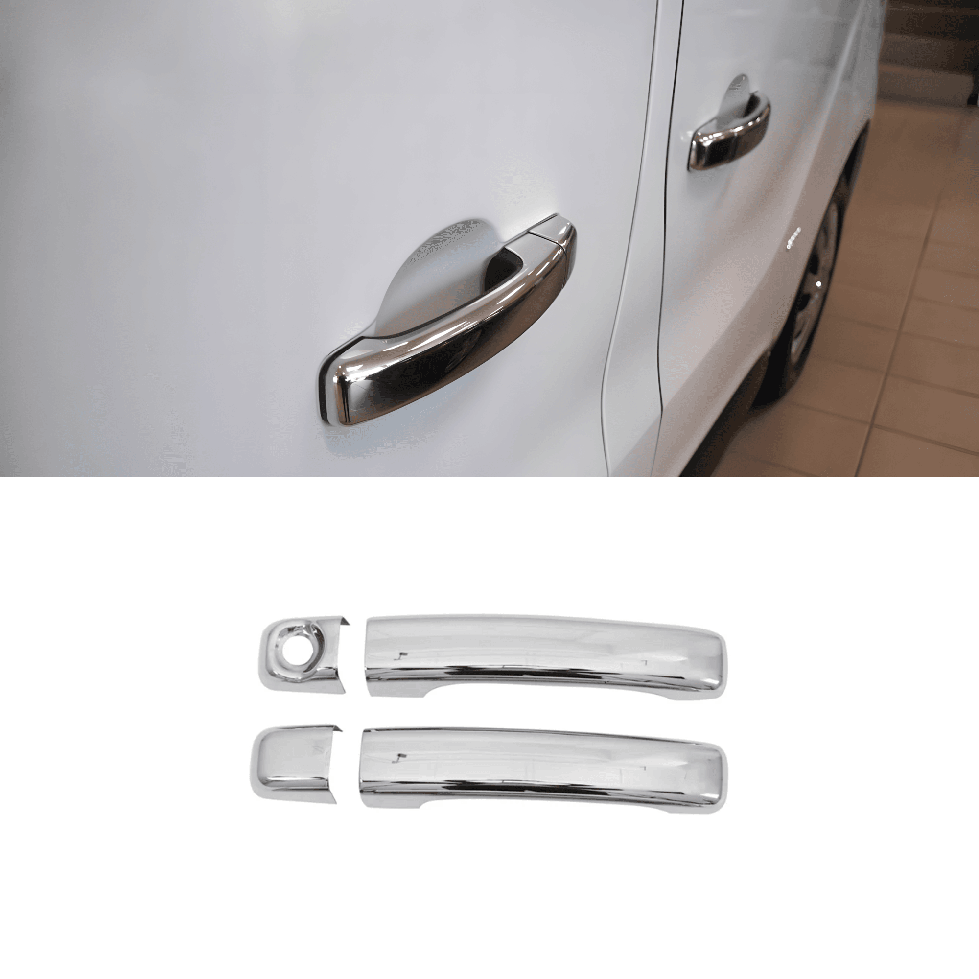 Stainless Steel Chrome Door Handle Cover Fit Renault Master (2011-2024)