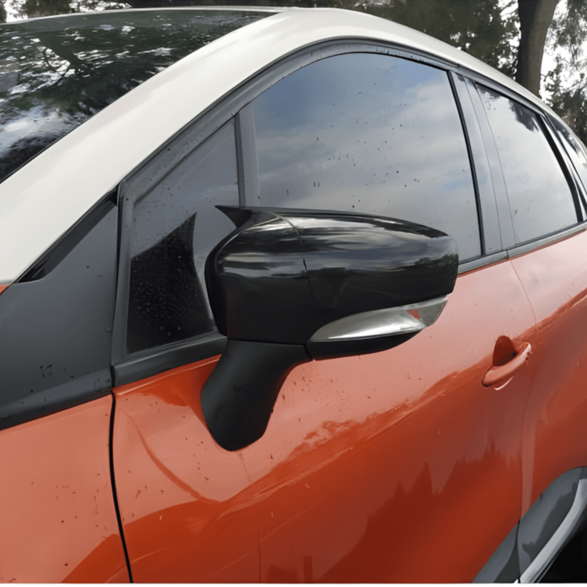 Scratch Guard Plastic Mirror Cover Fit Renault Captur (2013-2019)